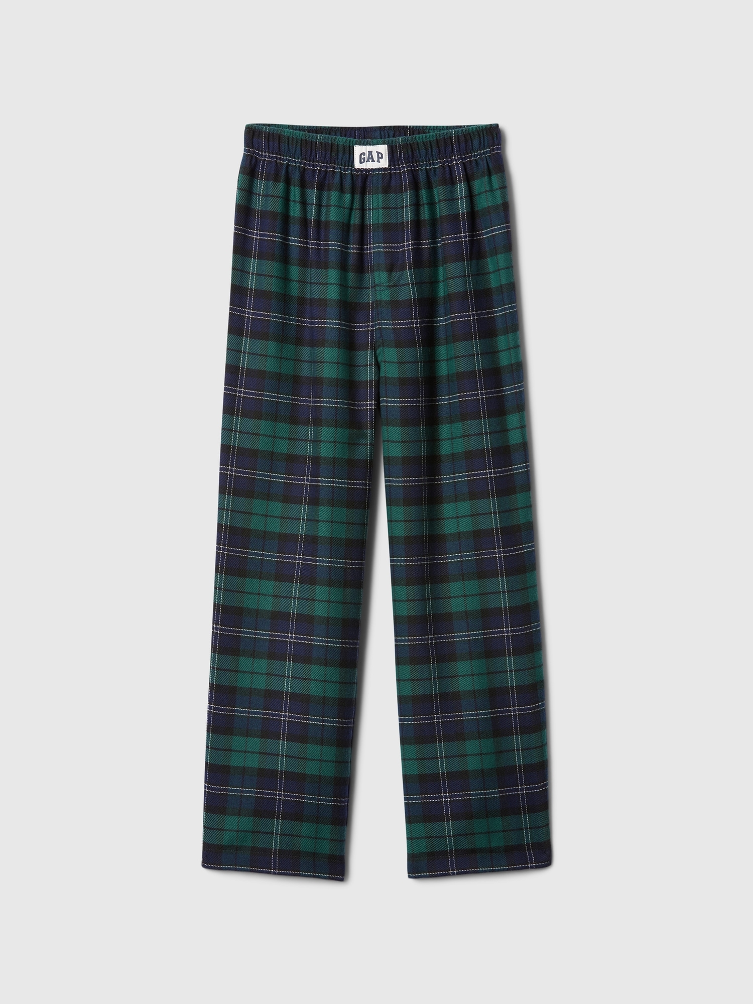 Kids 100% Recycled Plaid Flannel PJ Pants