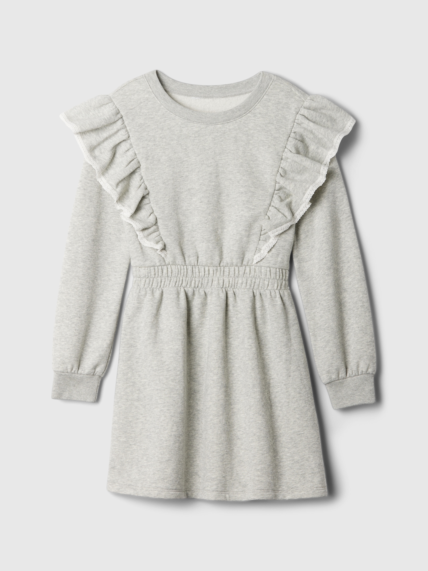 Kids Ruffle Sweatshirt Dress