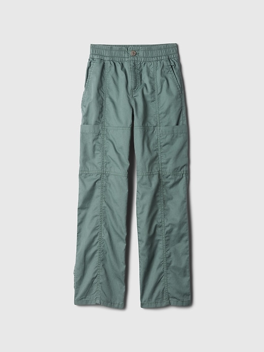 Image number 4 showing, Kids Seamed Pull-On Parachute Cargo Pants