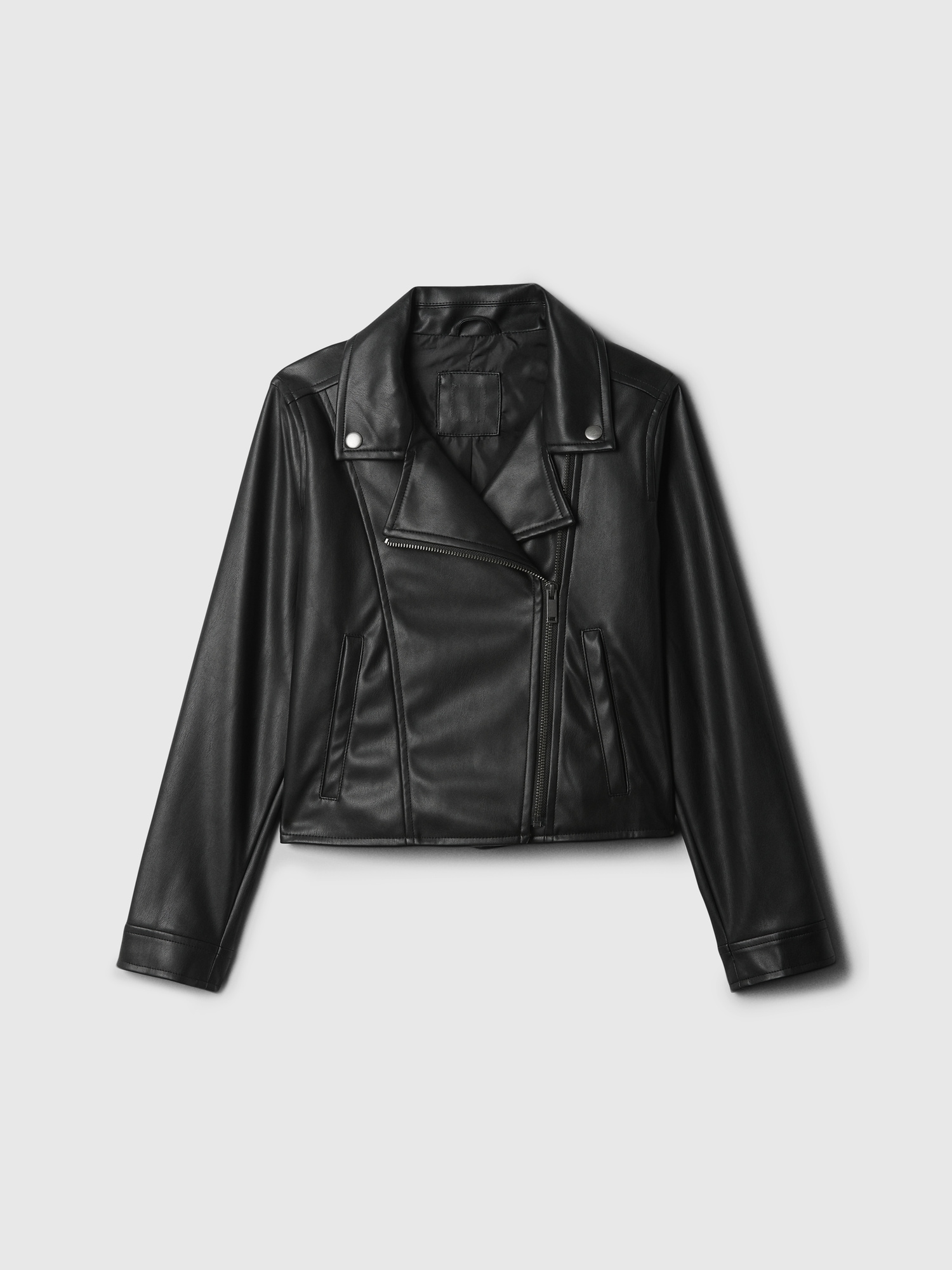 Kids Vegan-Leather Moto Jacket