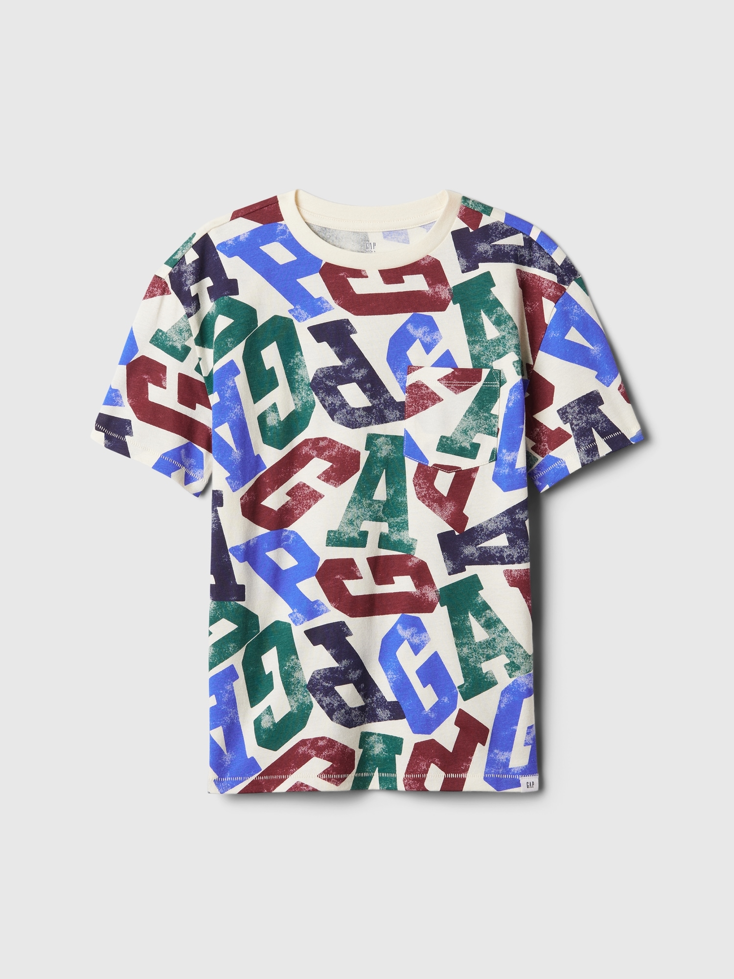 Kids Print Pocket T-Shirt