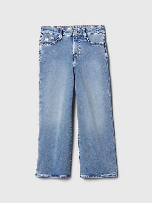 Image number 4 showing, Kids High Rise Wide-Leg Jeans