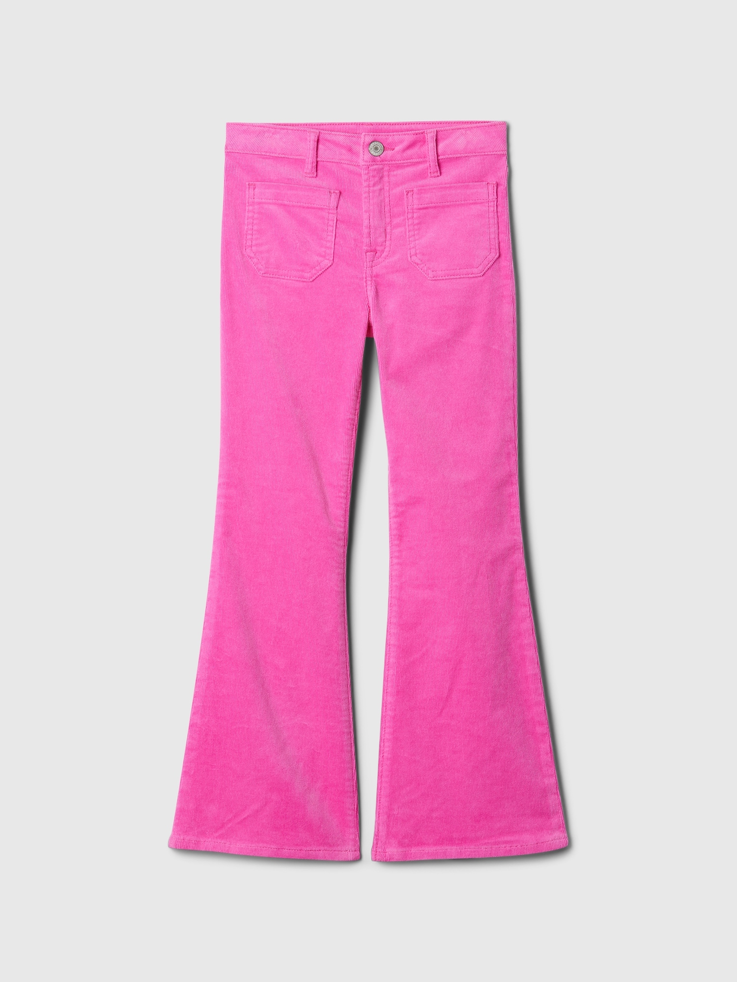 Kids High Rise '70s Flare Corduroy Pants