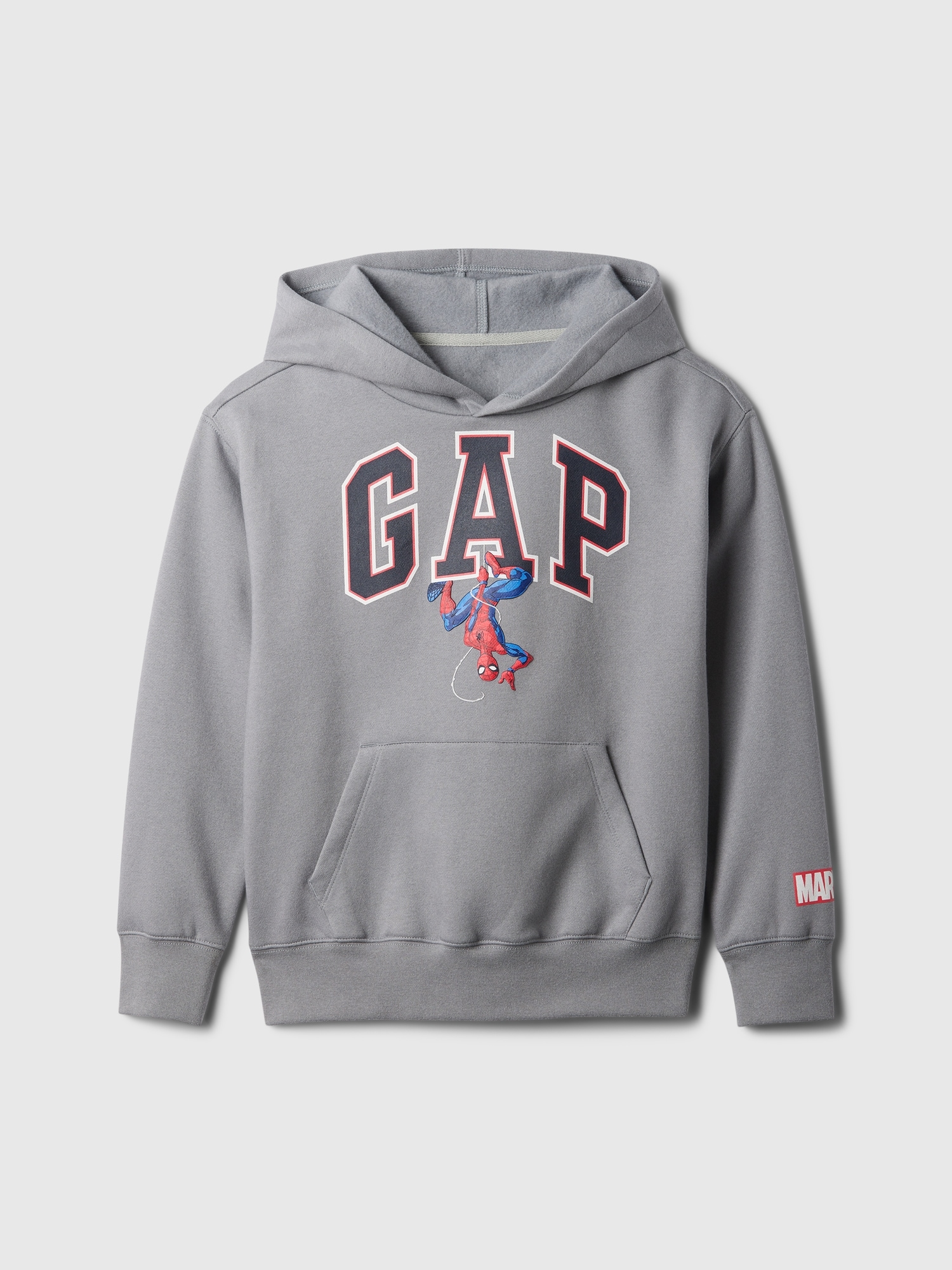 GapKids | Marvel Spider-Man Logo Hoodie - Gray