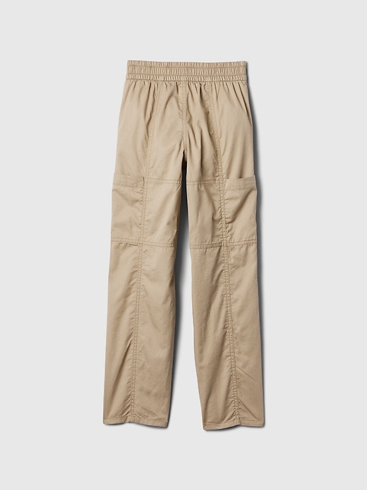 Image number 2 showing, Kids Seamed Pull-On Parachute Cargo Pants