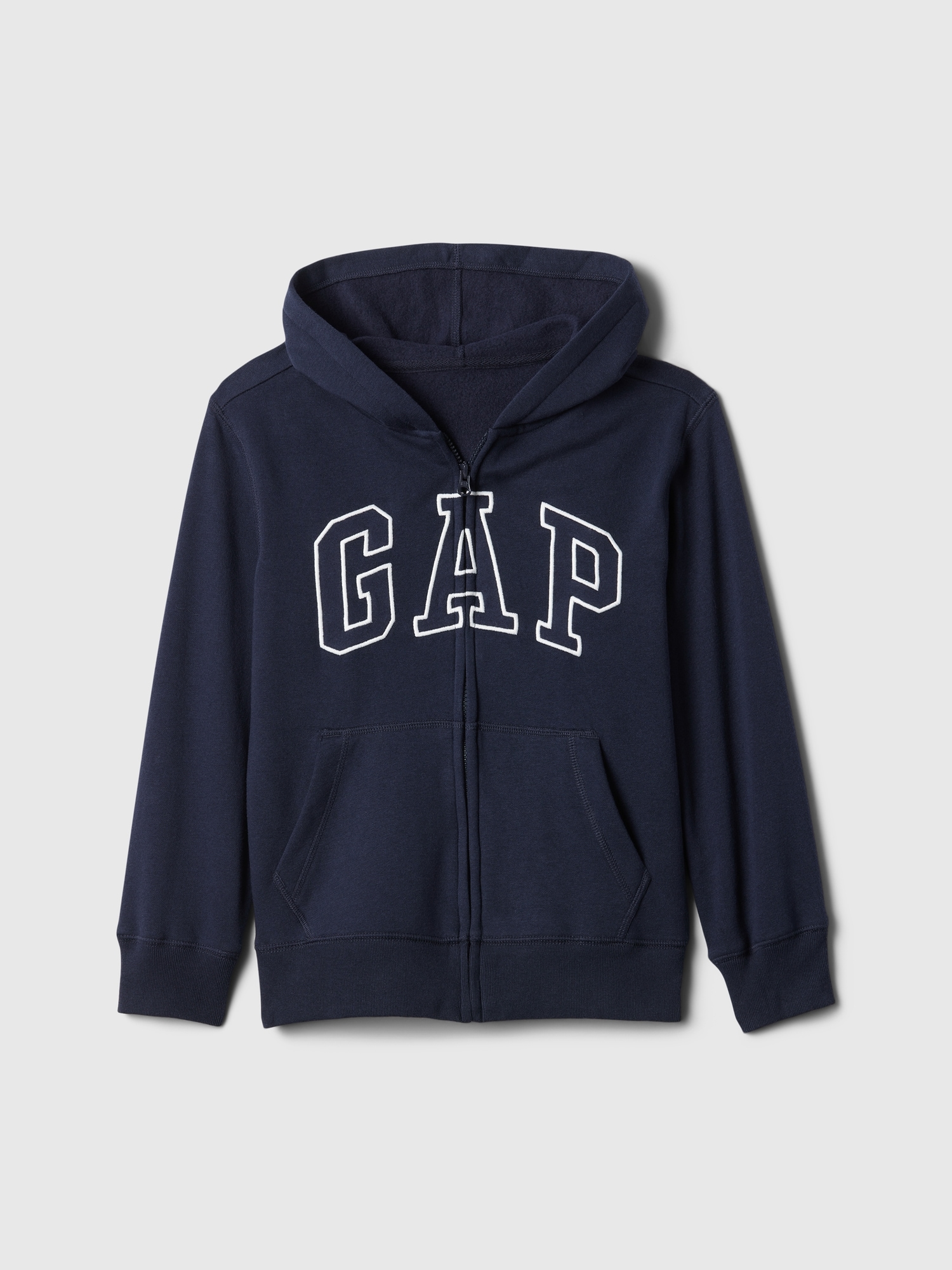 Kids Gap Logo Zip Hoodie - Blue