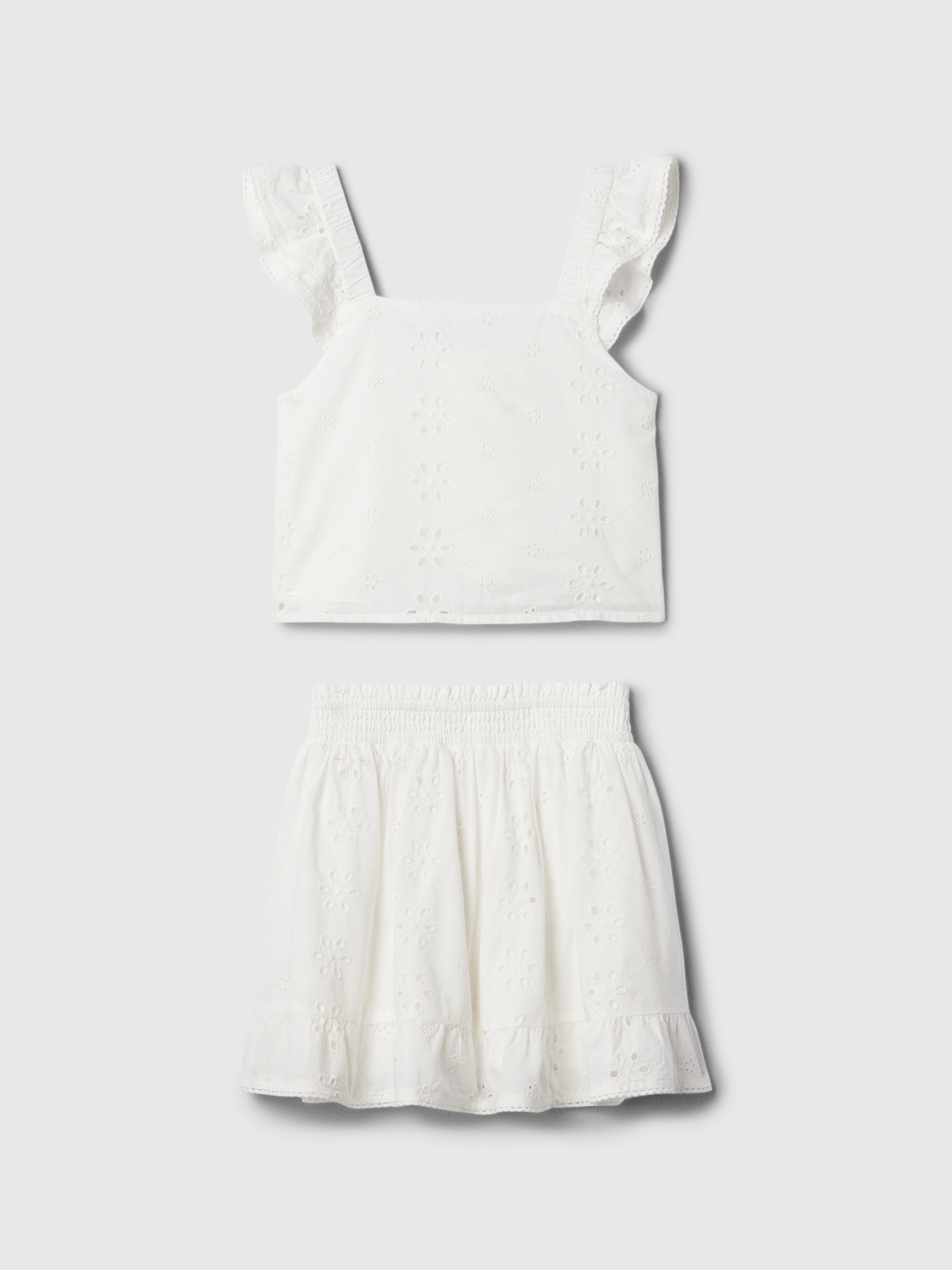 Kids Skirt Two-Piece Outfit Set