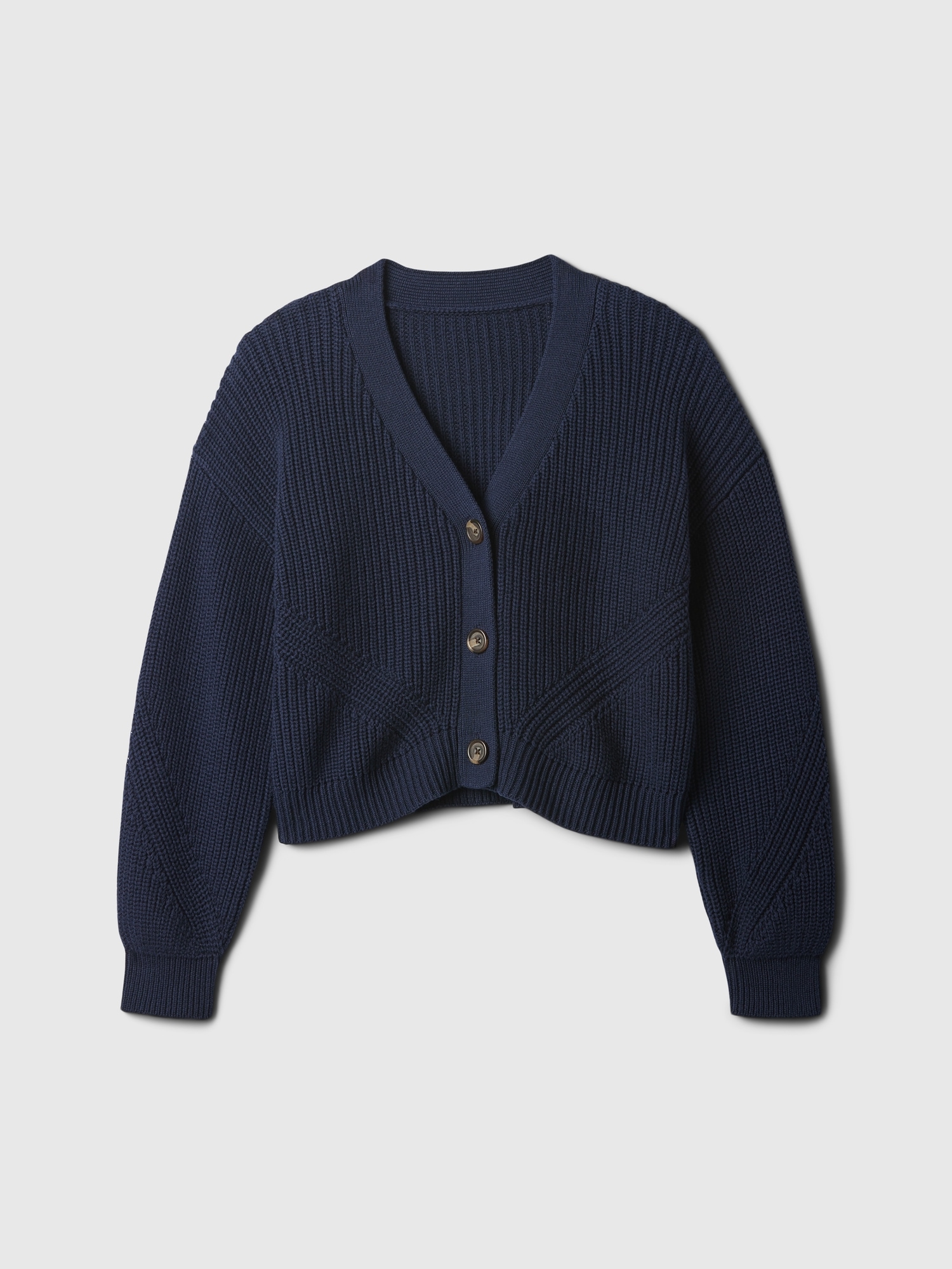 Kids Shaker-Stitch Cardigan