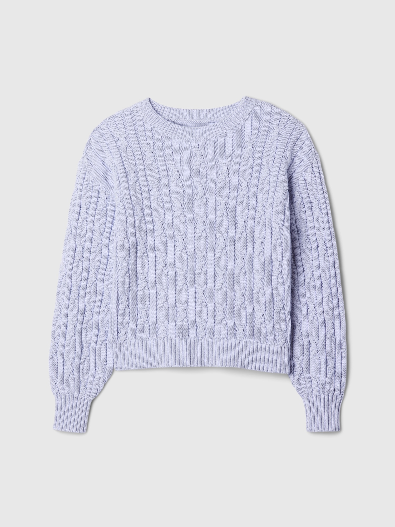 Kids Cable-Knit Crewneck Sweater