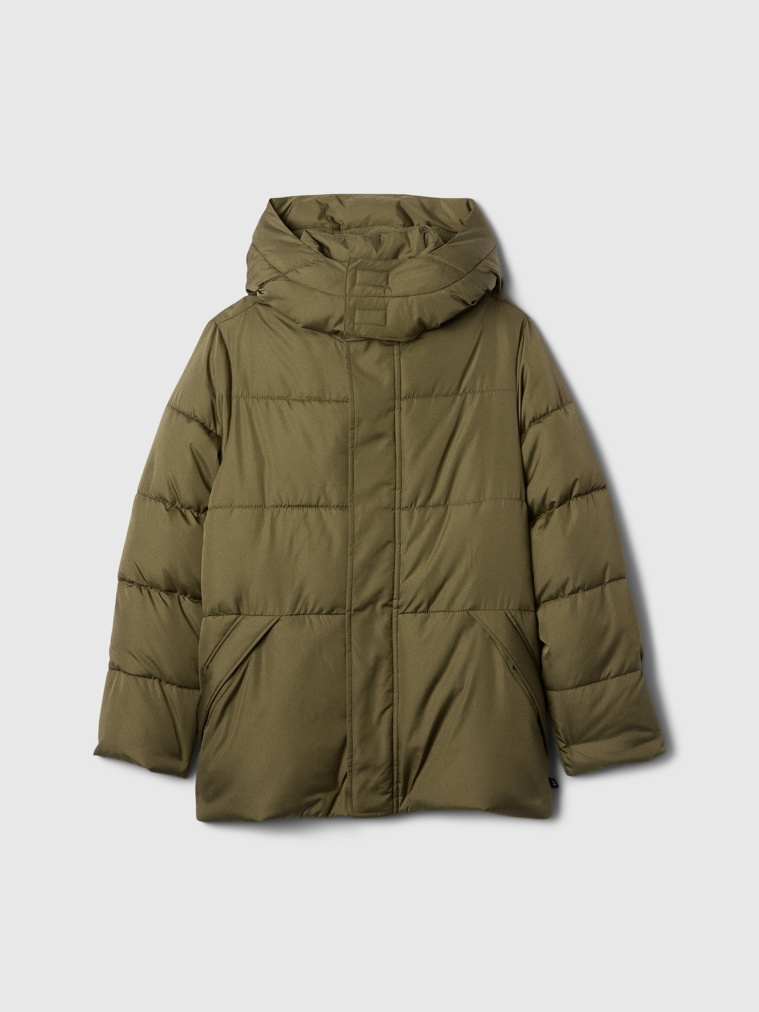 Gap elongated down puffer jacket best sale