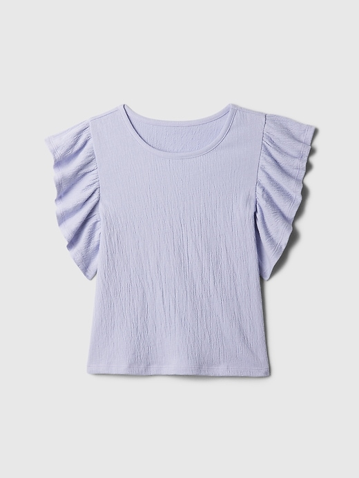 Image number 3 showing, Kids ForeverSoft Flutter Sleeve Top