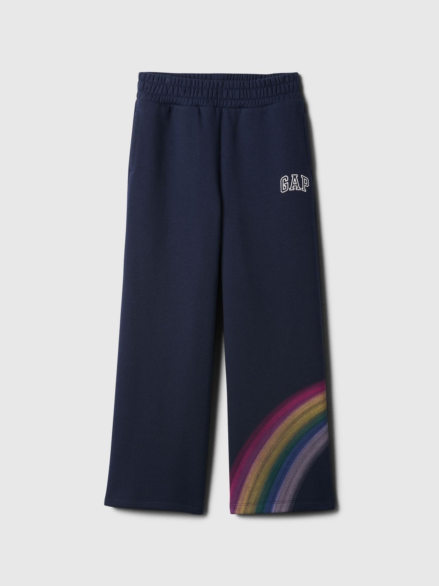 Kids Gap Logo Wide-Leg Sweatpants