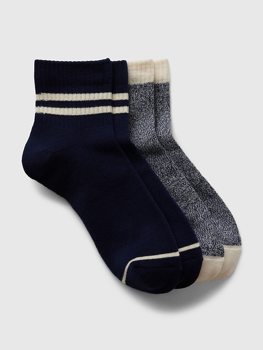 Image number 1 showing, Studio Quarter Crew Socks (2-Pack)