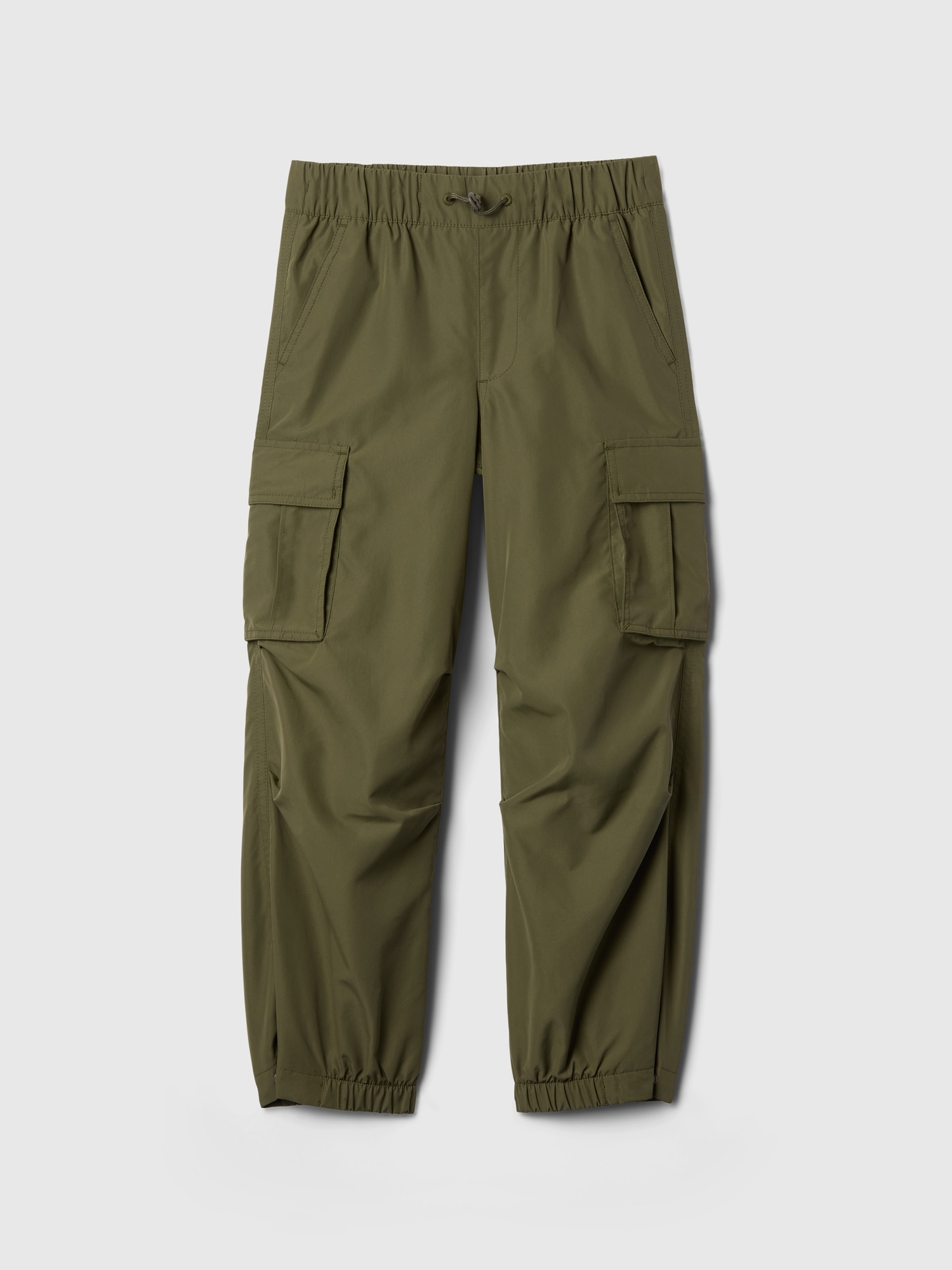 Kids 100% Recycled Lined Parachute Cargo Pull-On Pants