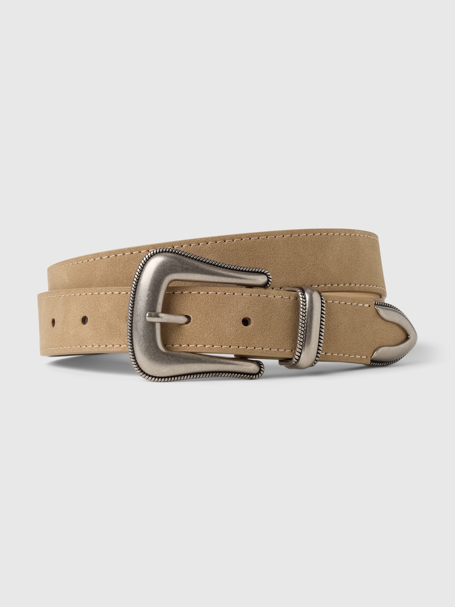 Vegan-Leather Western Belt