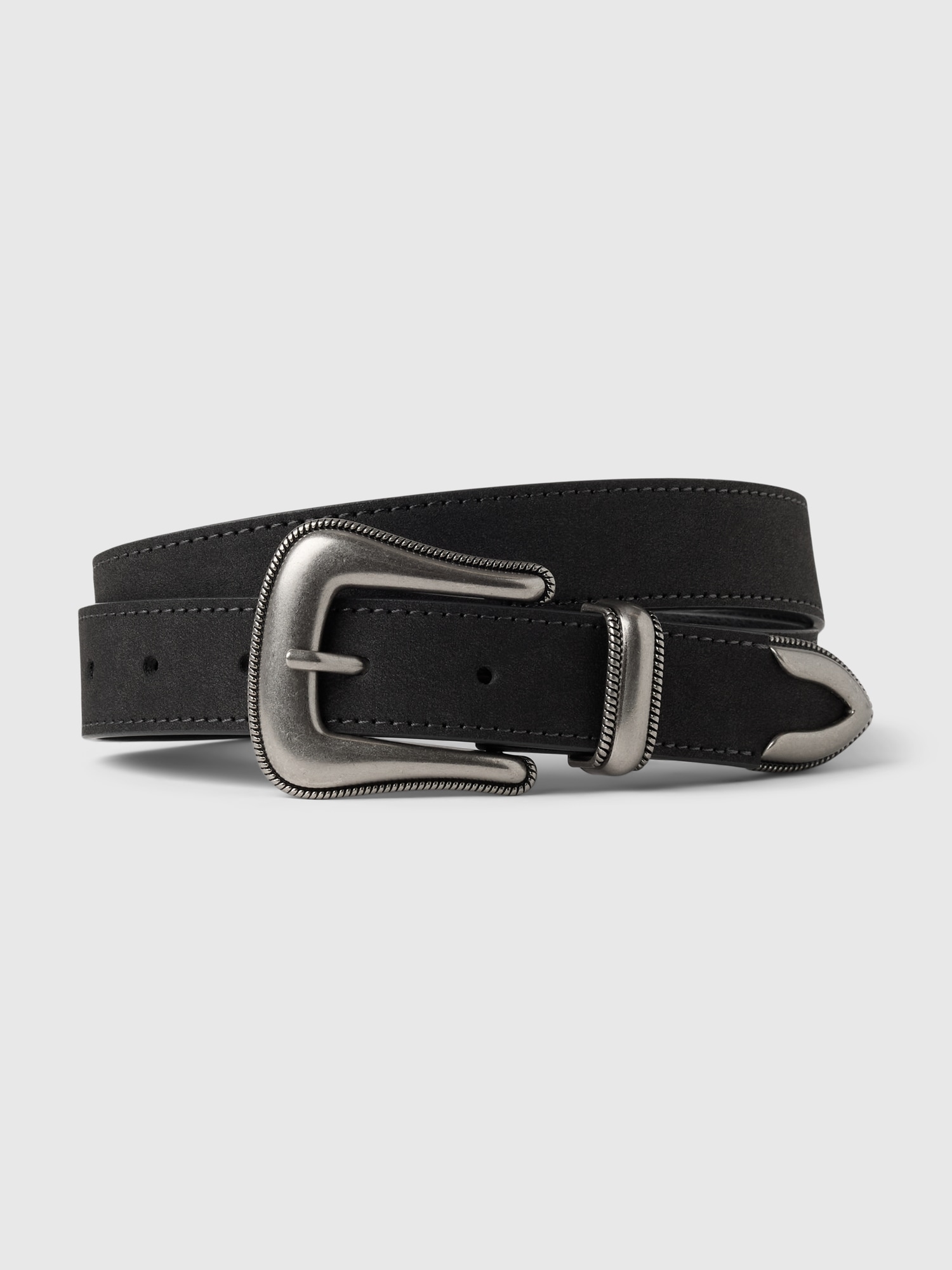 Vegan-Leather Western Belt