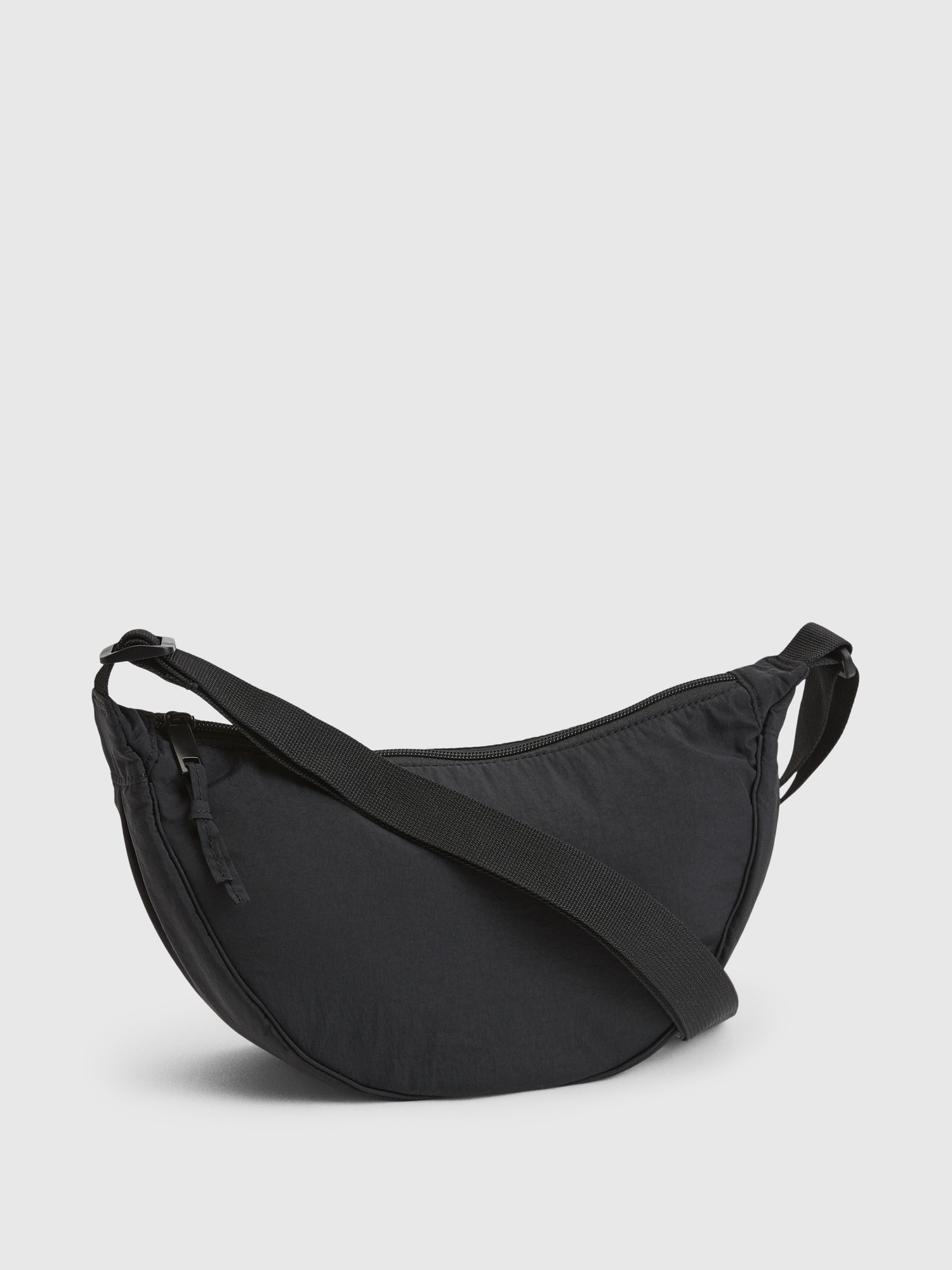 Black nylon crossbody bag sale