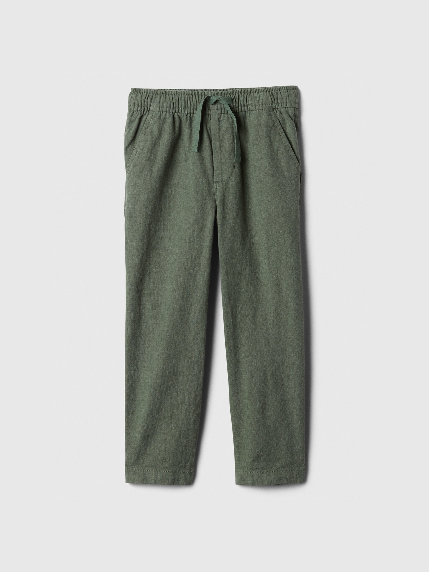 babyGap Linen-Blend Tapered Pull-On Pants