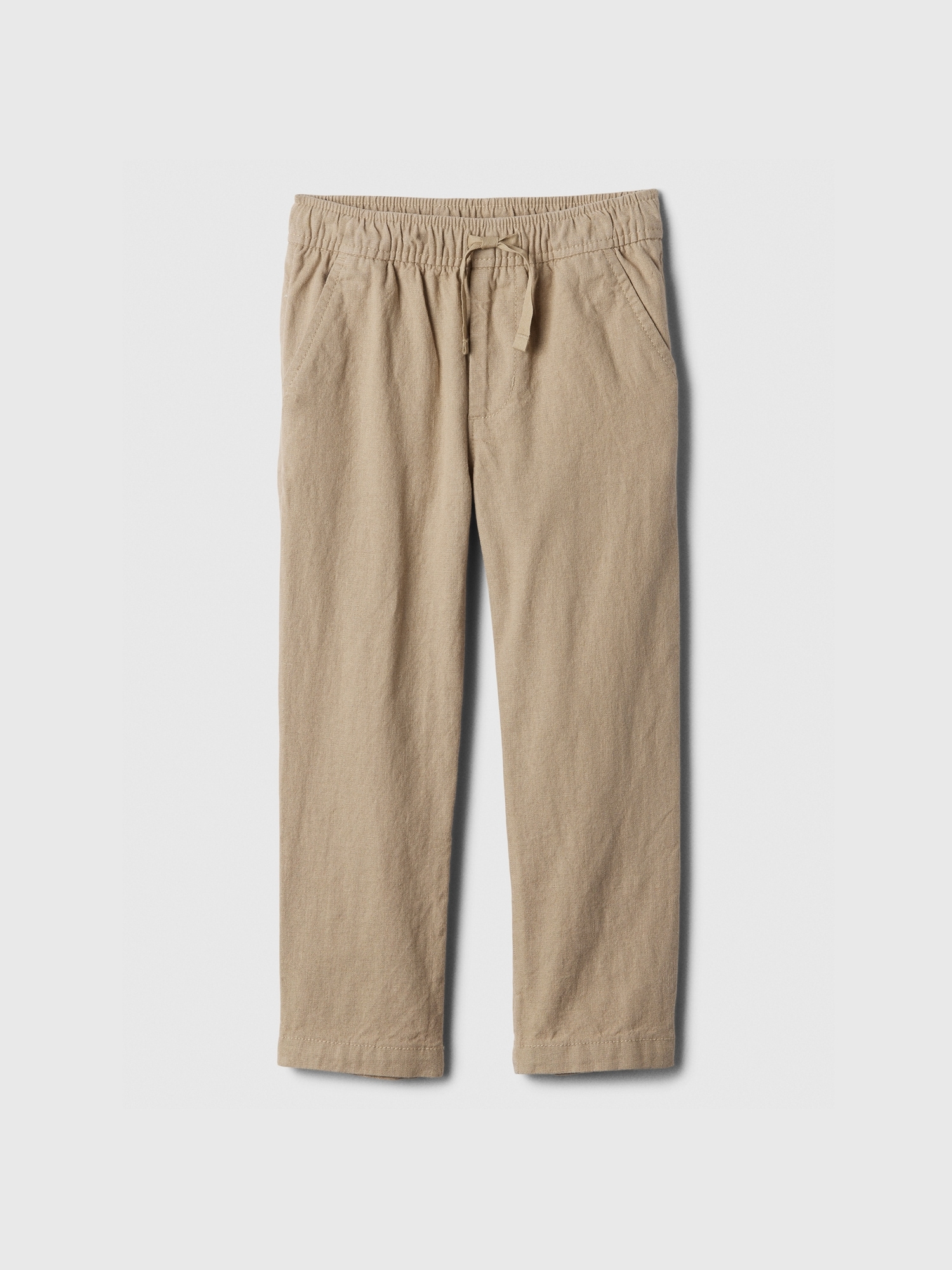 babyGap Linen-Blend Tapered Pull-On Pants