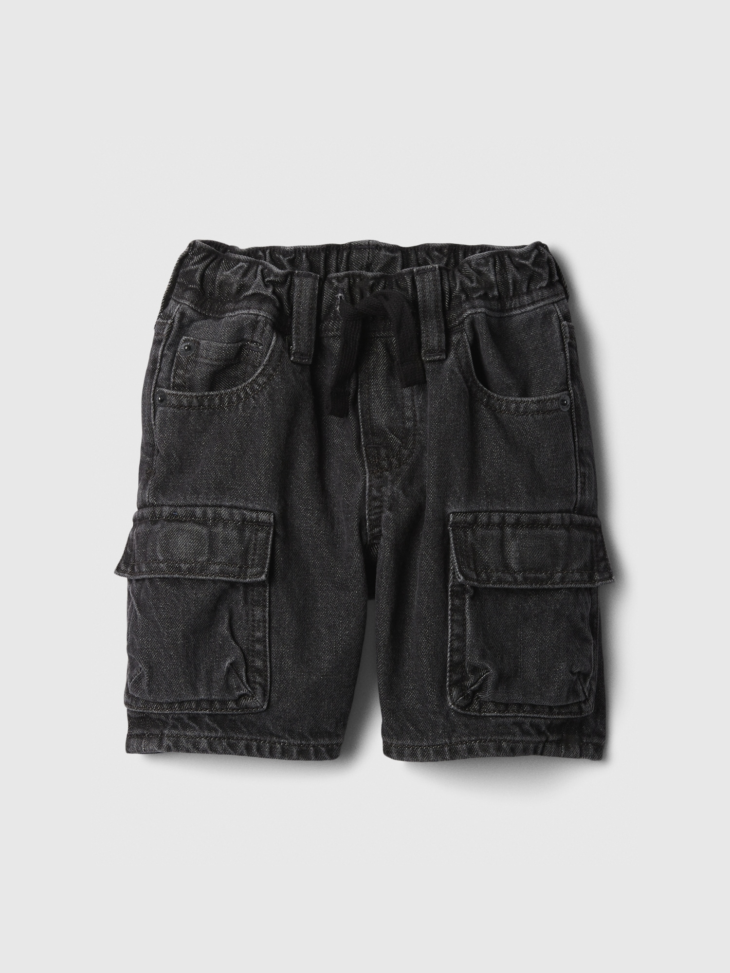 babyGap Denim Pull-On Cargo Shorts