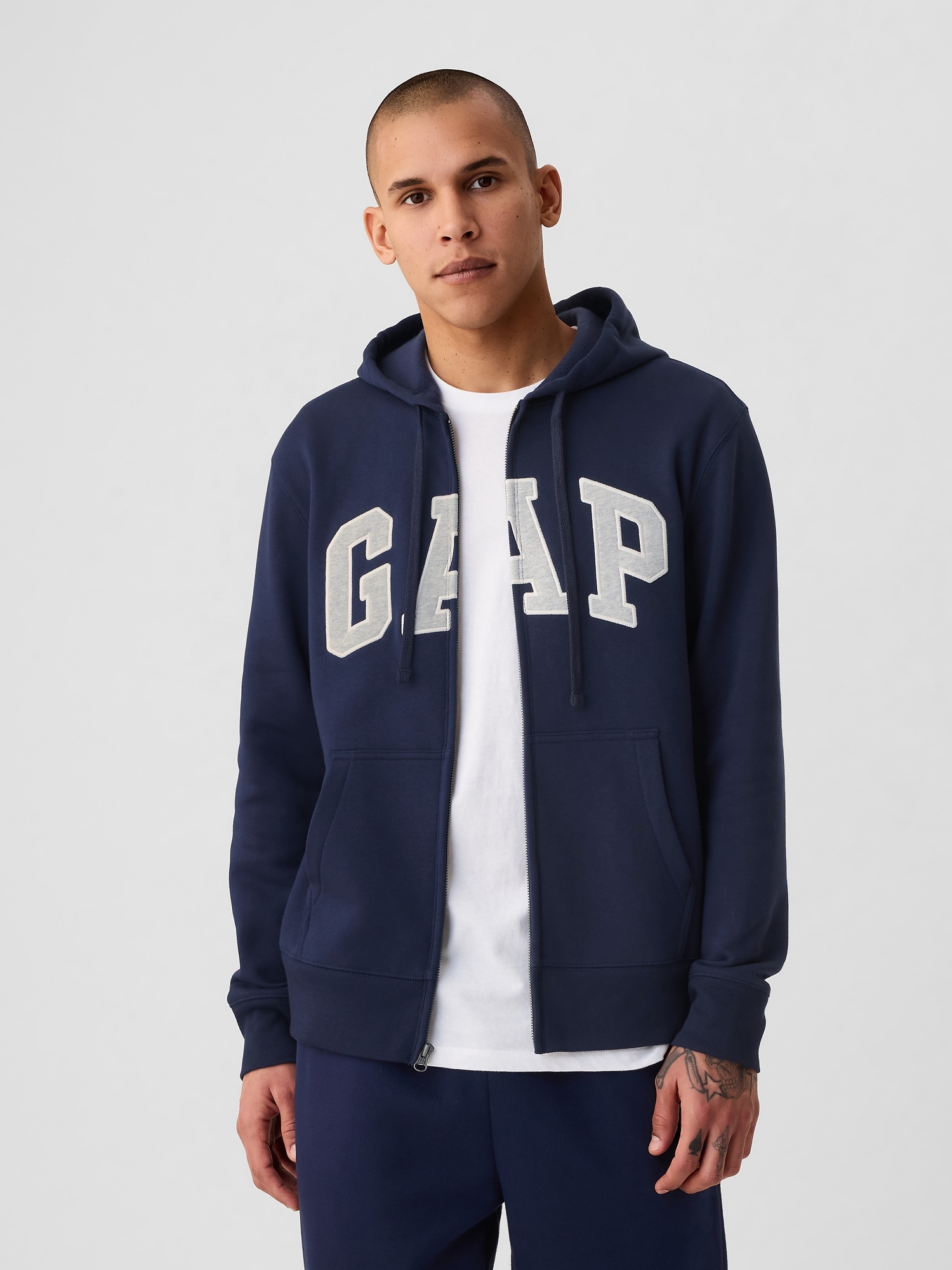 Gap Logo Zip Hoodie