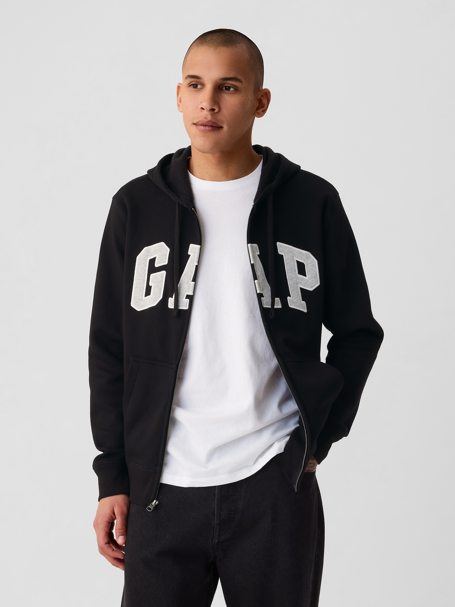 Gap Logo Zip Hoodie