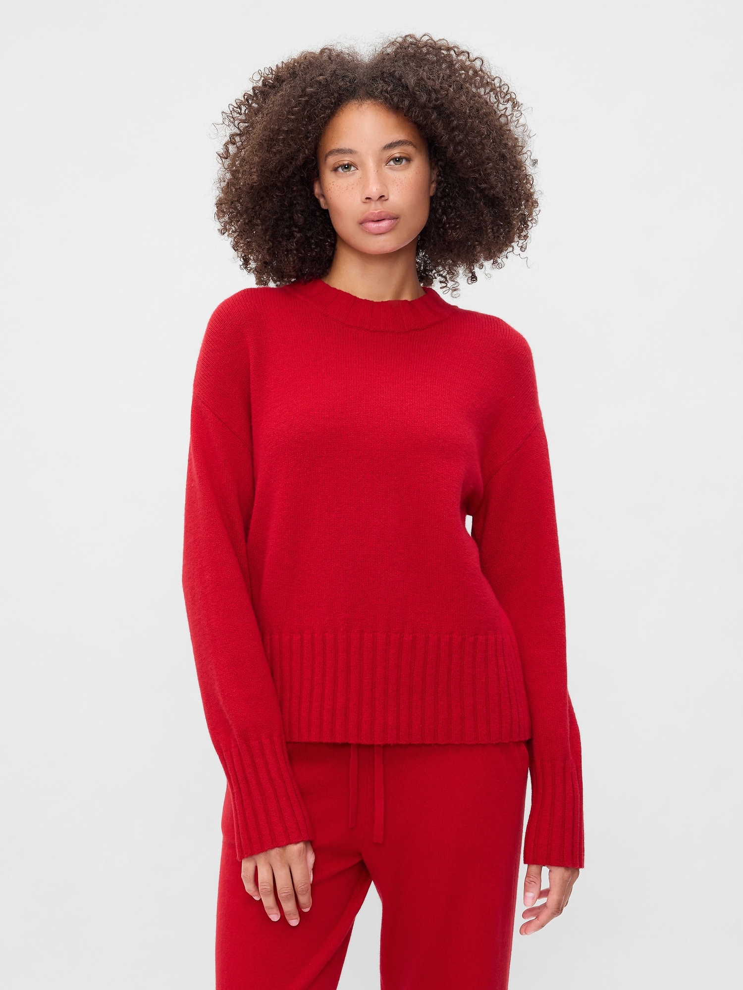 CashSoft Relaxed Crewneck Sweater