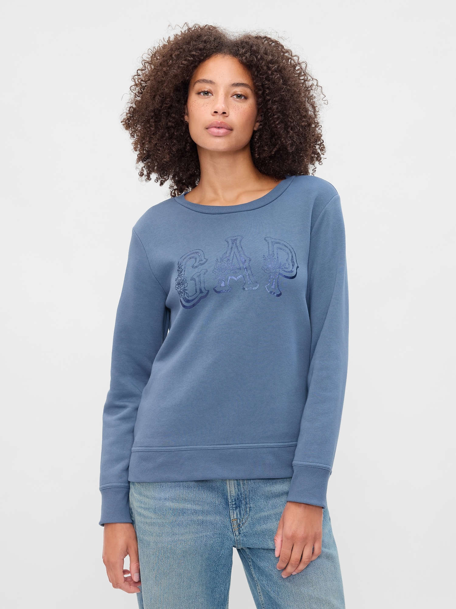 Relaxed Western Gap Logo Sweatshirt