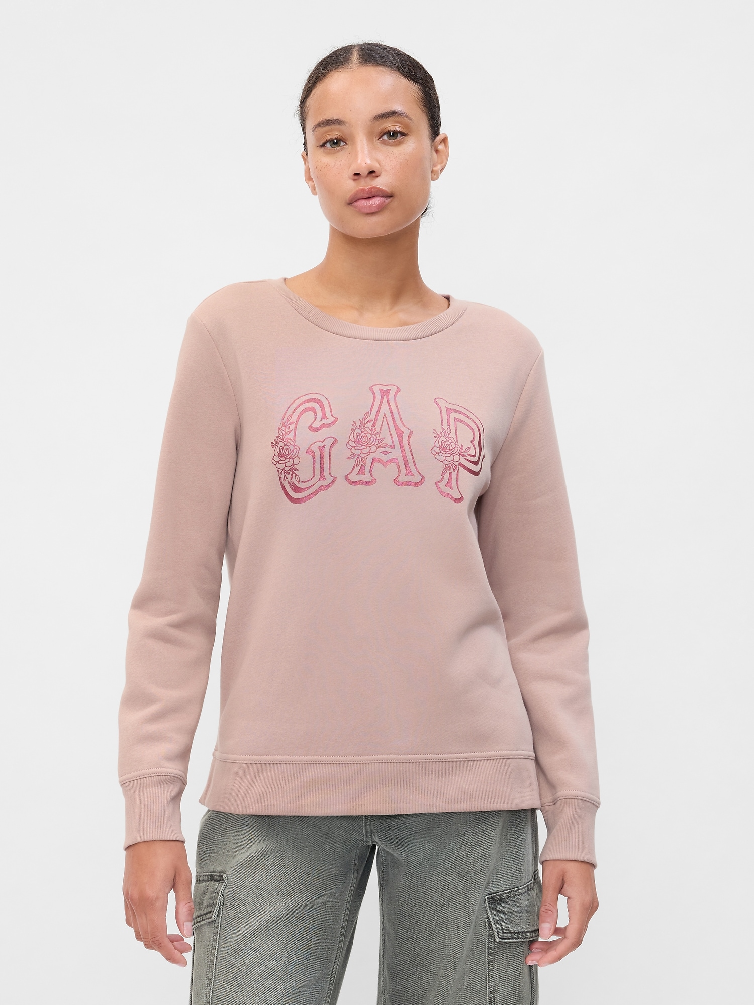 Relaxed Western Gap Logo Sweatshirt