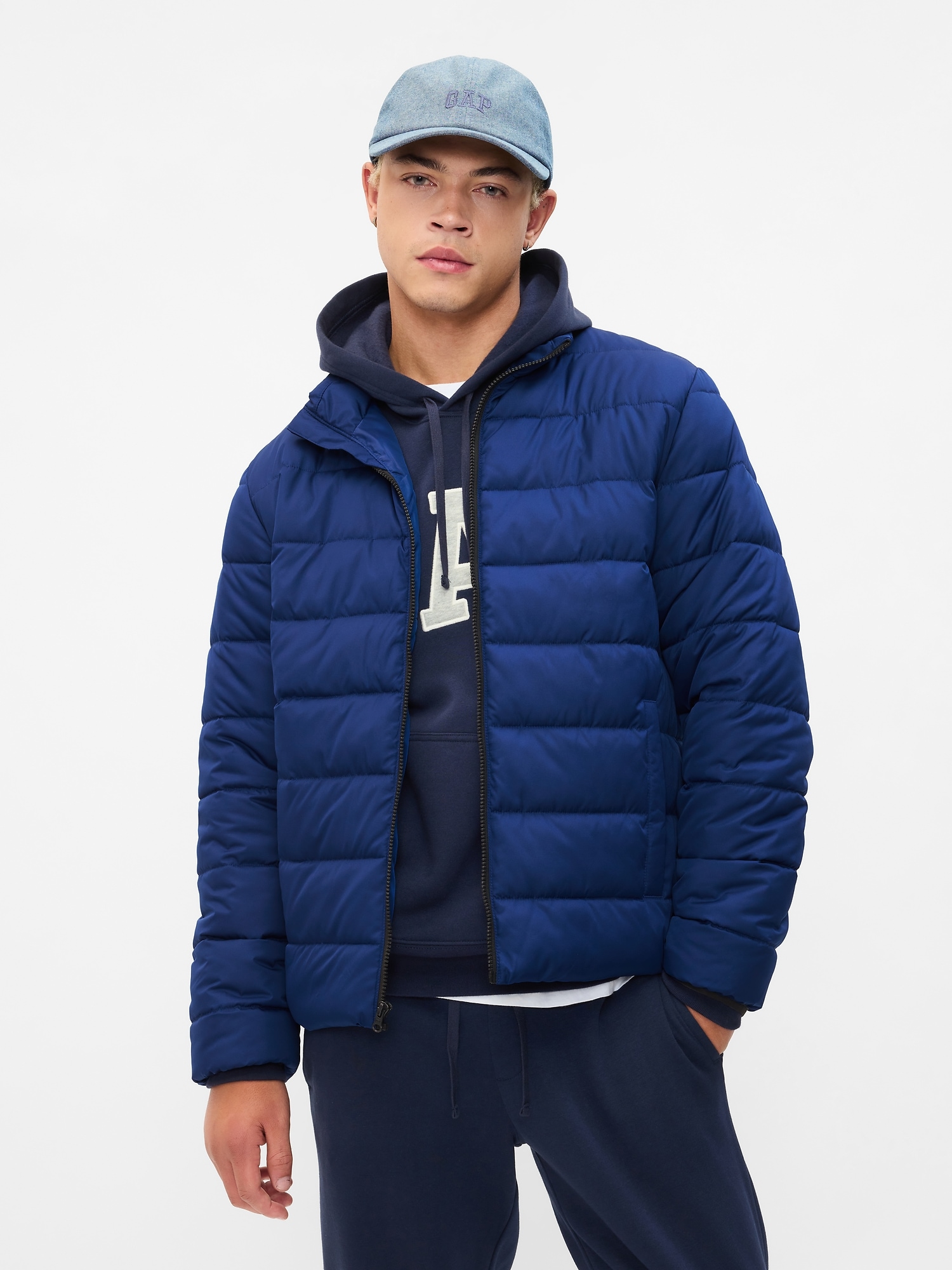 Blue bubble jacket online