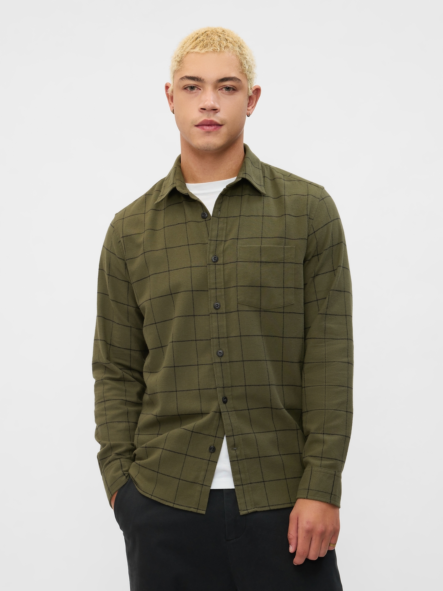 Flannel Shirt in Standard Fit