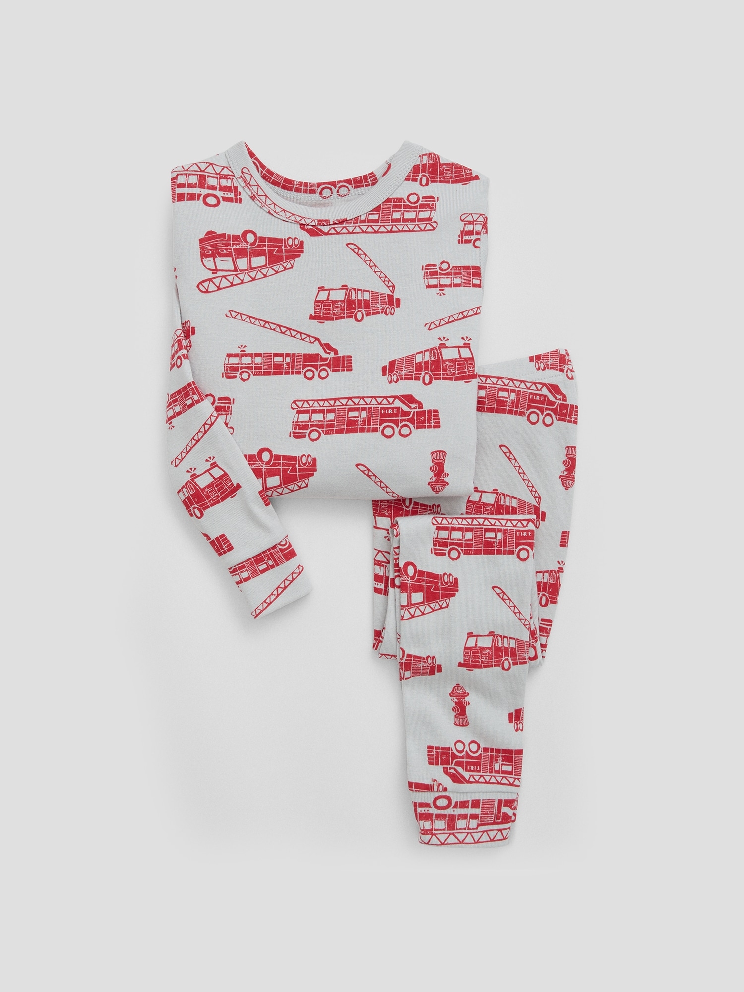 babyGap 100% Organic Cotton Fire Truck PJ Set