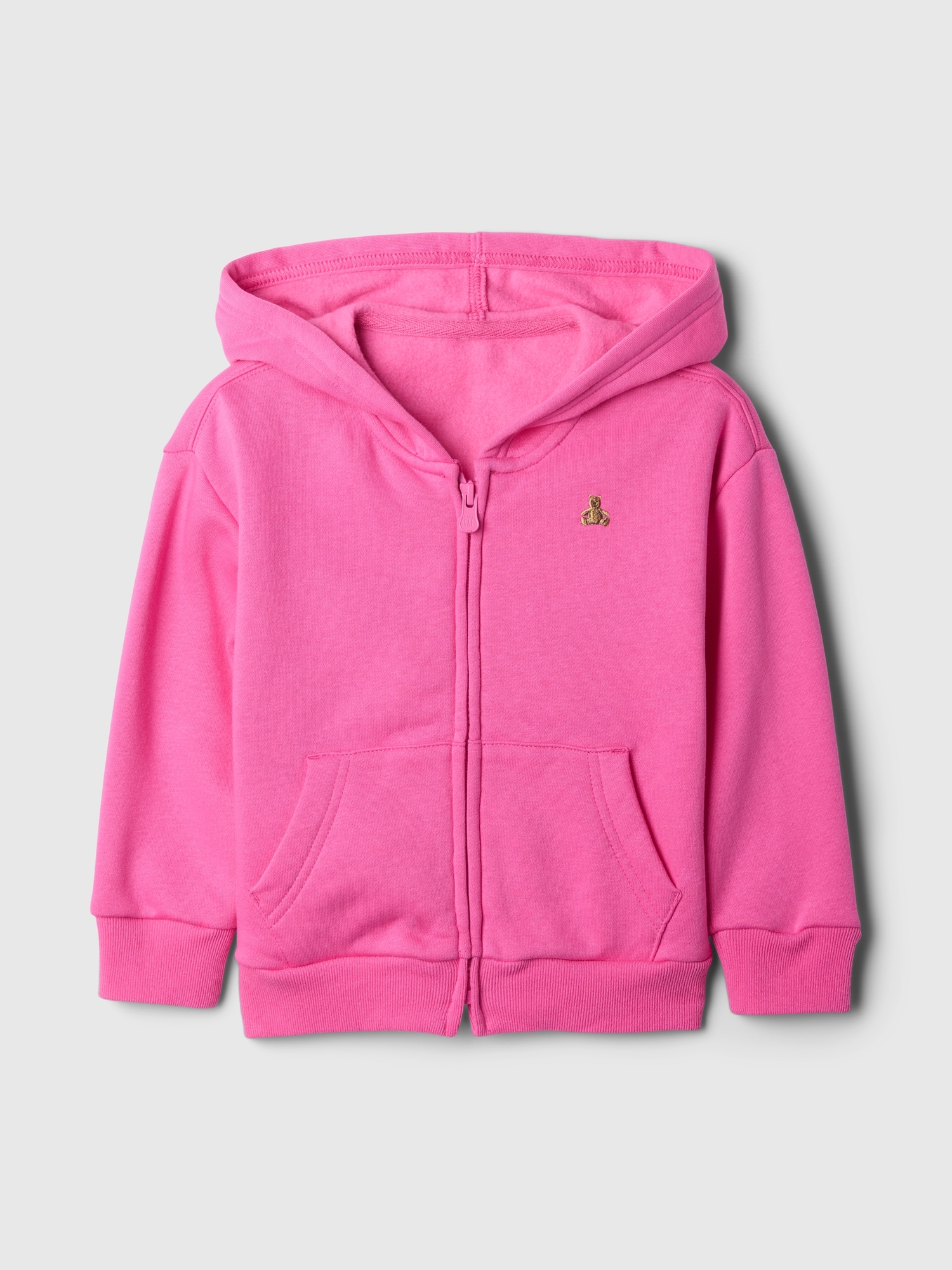 babyGap Relaxed Zip Hoodie - Pink