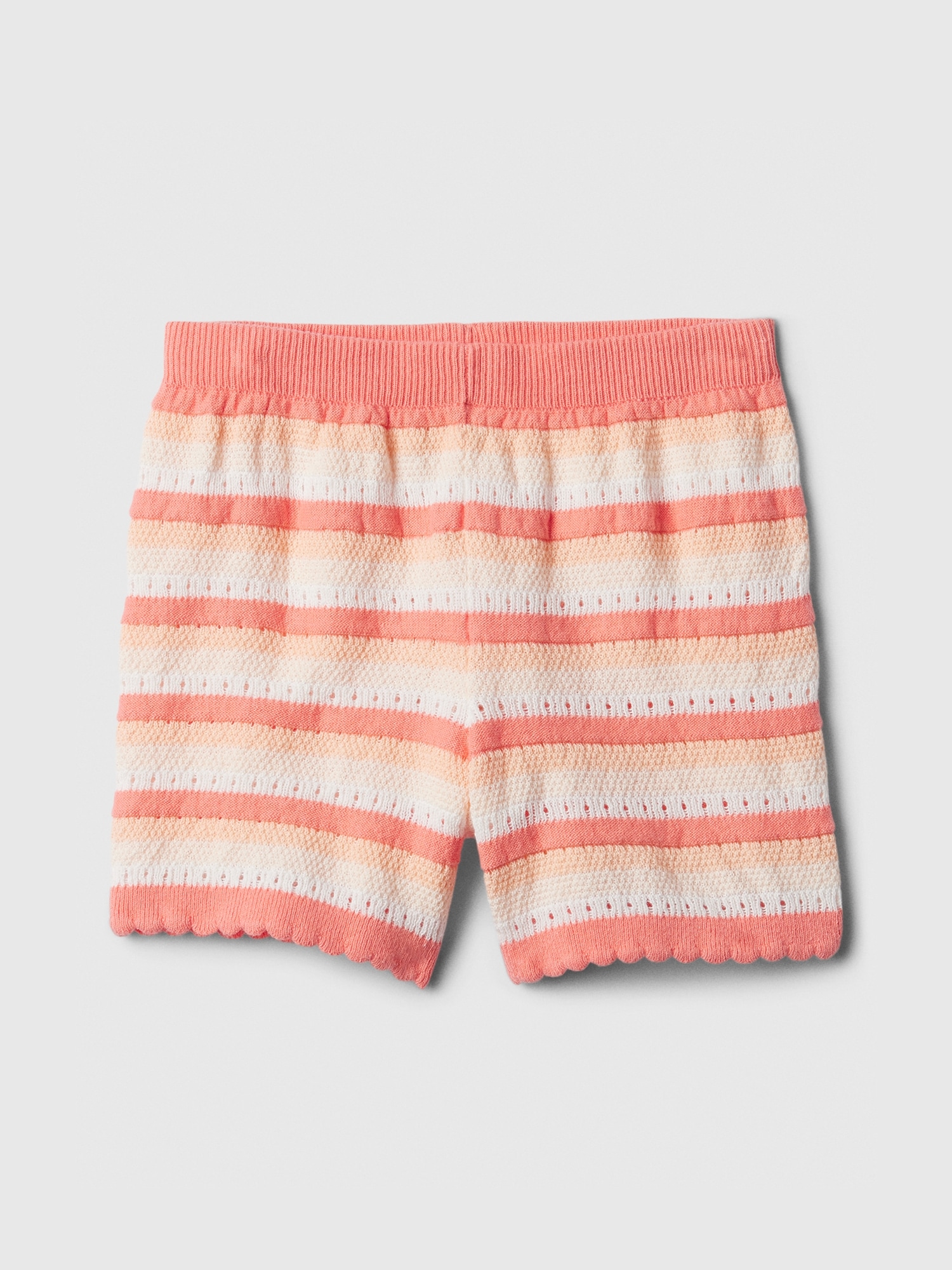 babyGap Stripe Crochet Sweater Pull-On Shorts