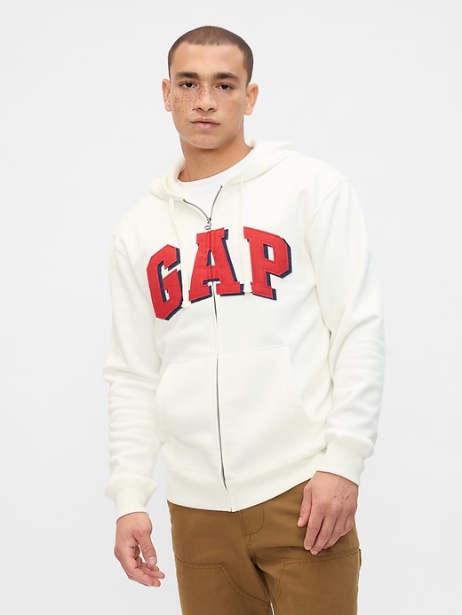 Image number 1 showing, Relaxed Gap Logo Zip Hoodie