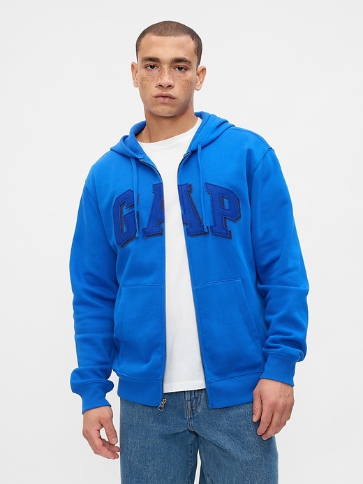 Image number 1 showing, Relaxed Gap Logo Zip Hoodie