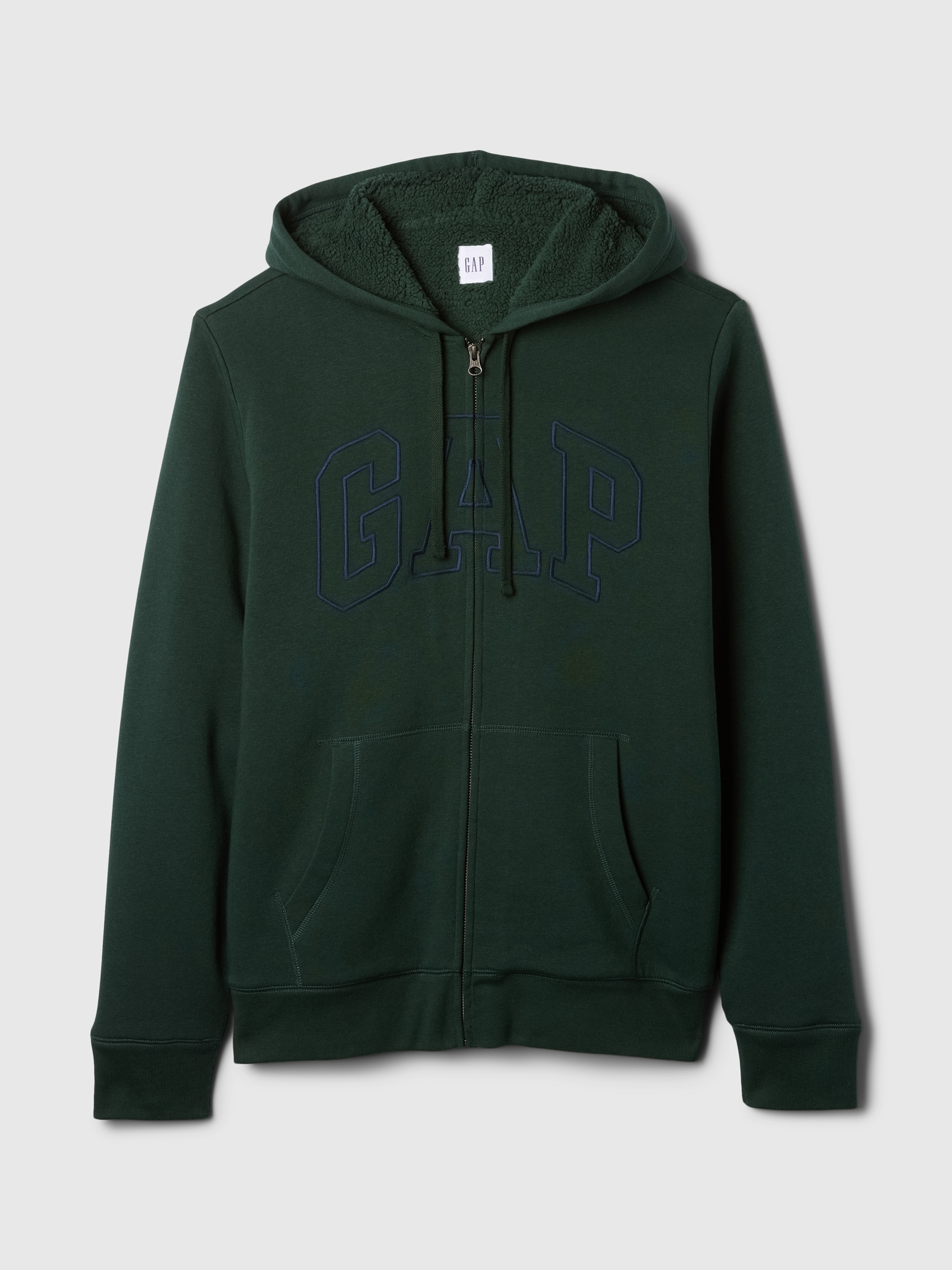 Gap Logo Sherpa Lined Zip Hoodie Gap Factory