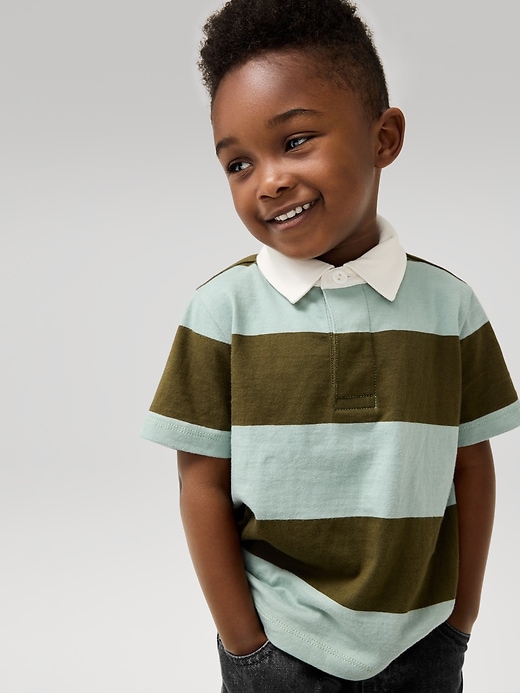 Image number 2 showing, babyGap Stripe Rugby Polo Shirt