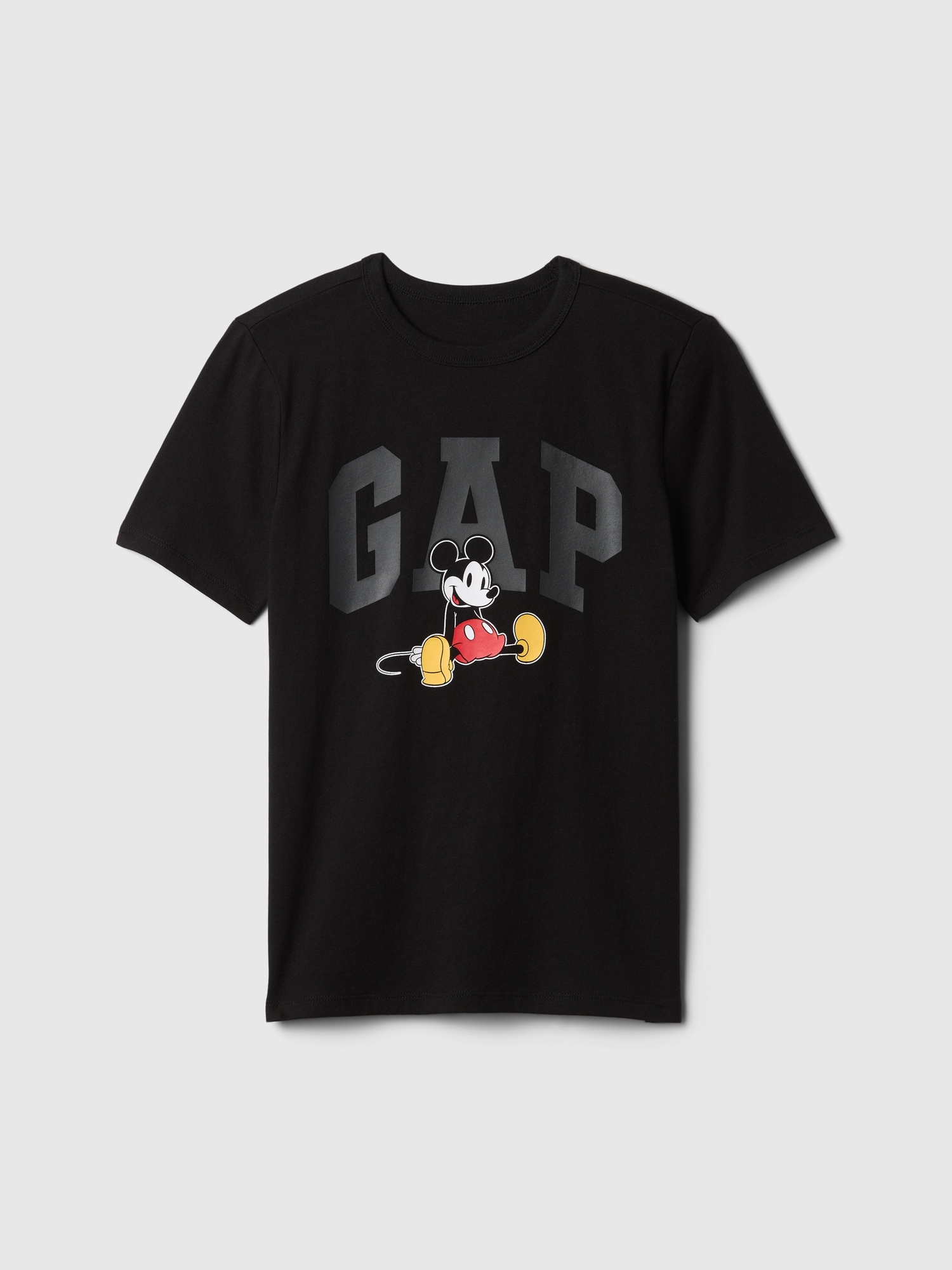 Gap Factory Boys Gap Disney Mickey Mouse Logo T Shirt Disney Family Black Size L