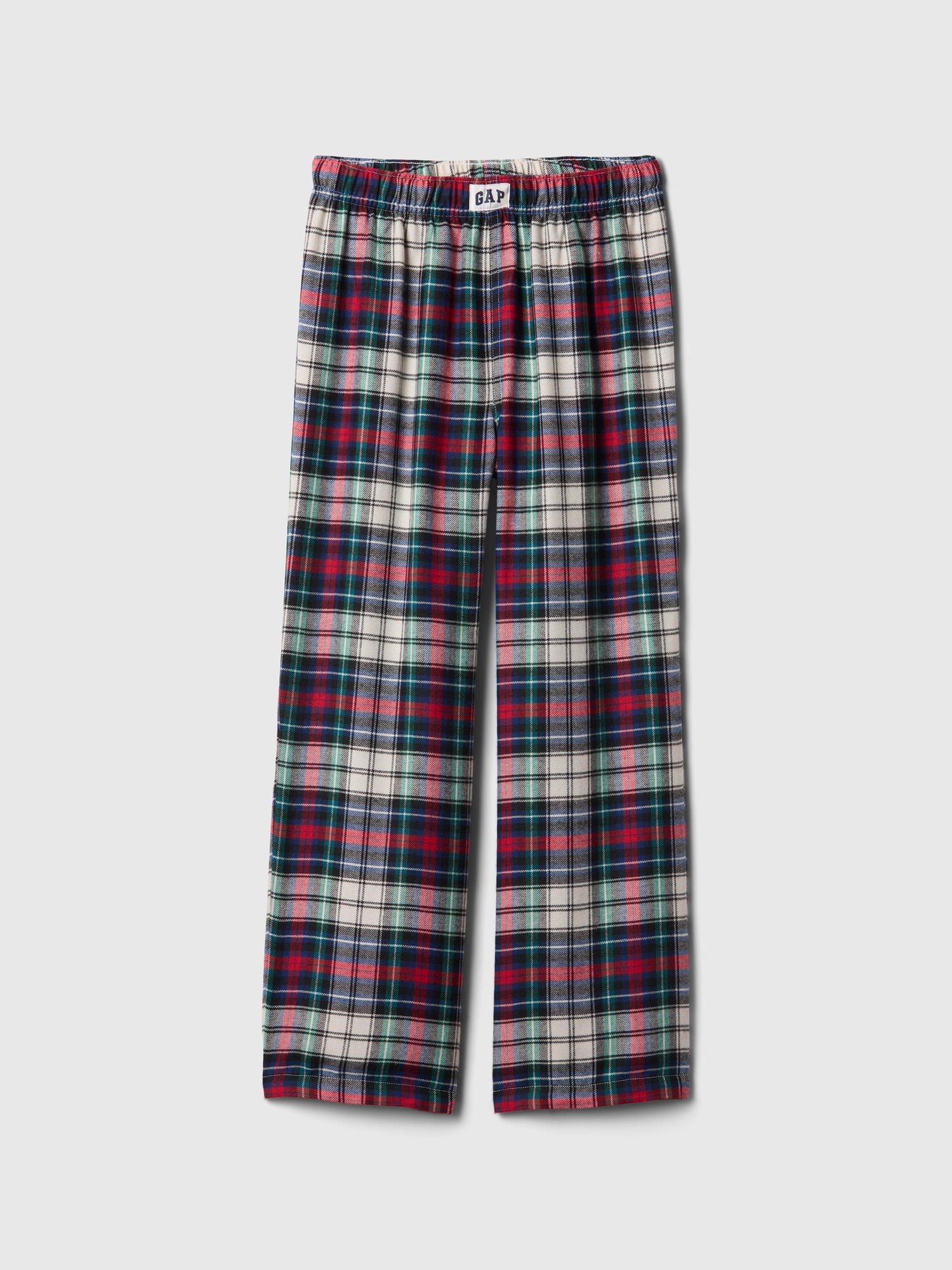 Kids 100% Recycled Plaid Flannel PJ Pants