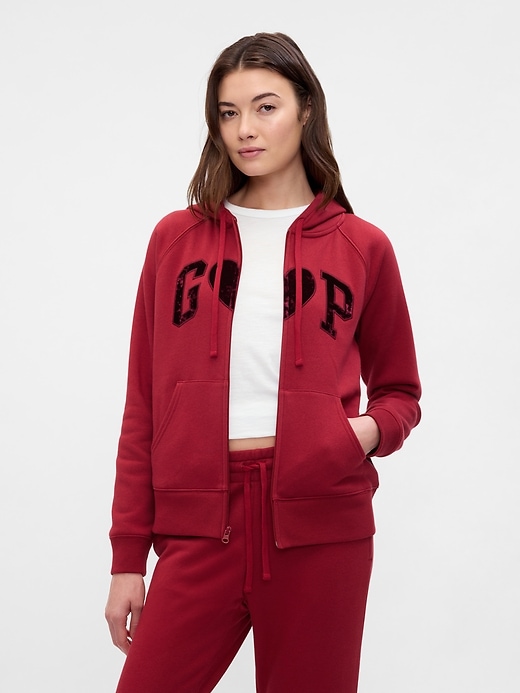 Image number 1 showing, Gap Logo Zip Hoodie