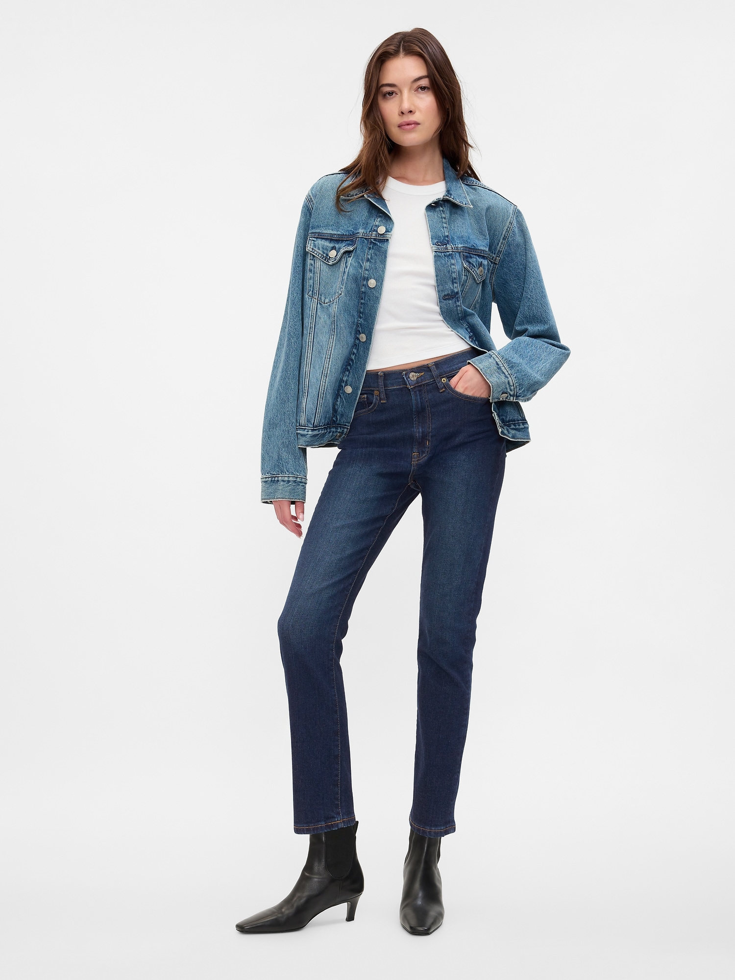 High Rise Soft Vintage Slim Jeans