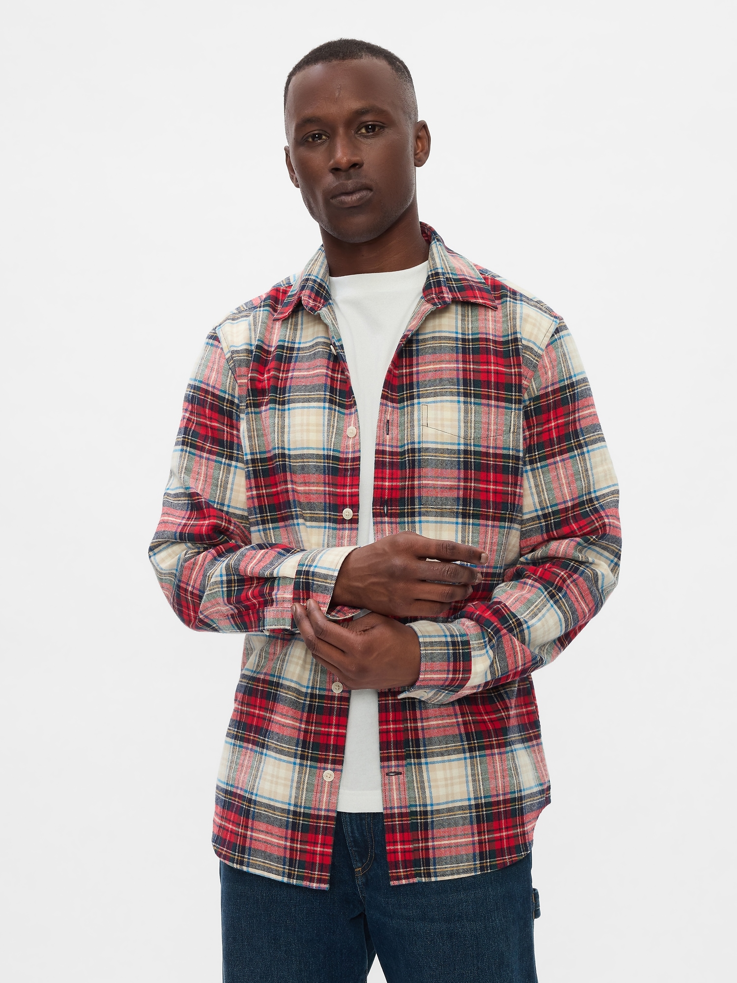 Flannel Shirt in Standard Fit