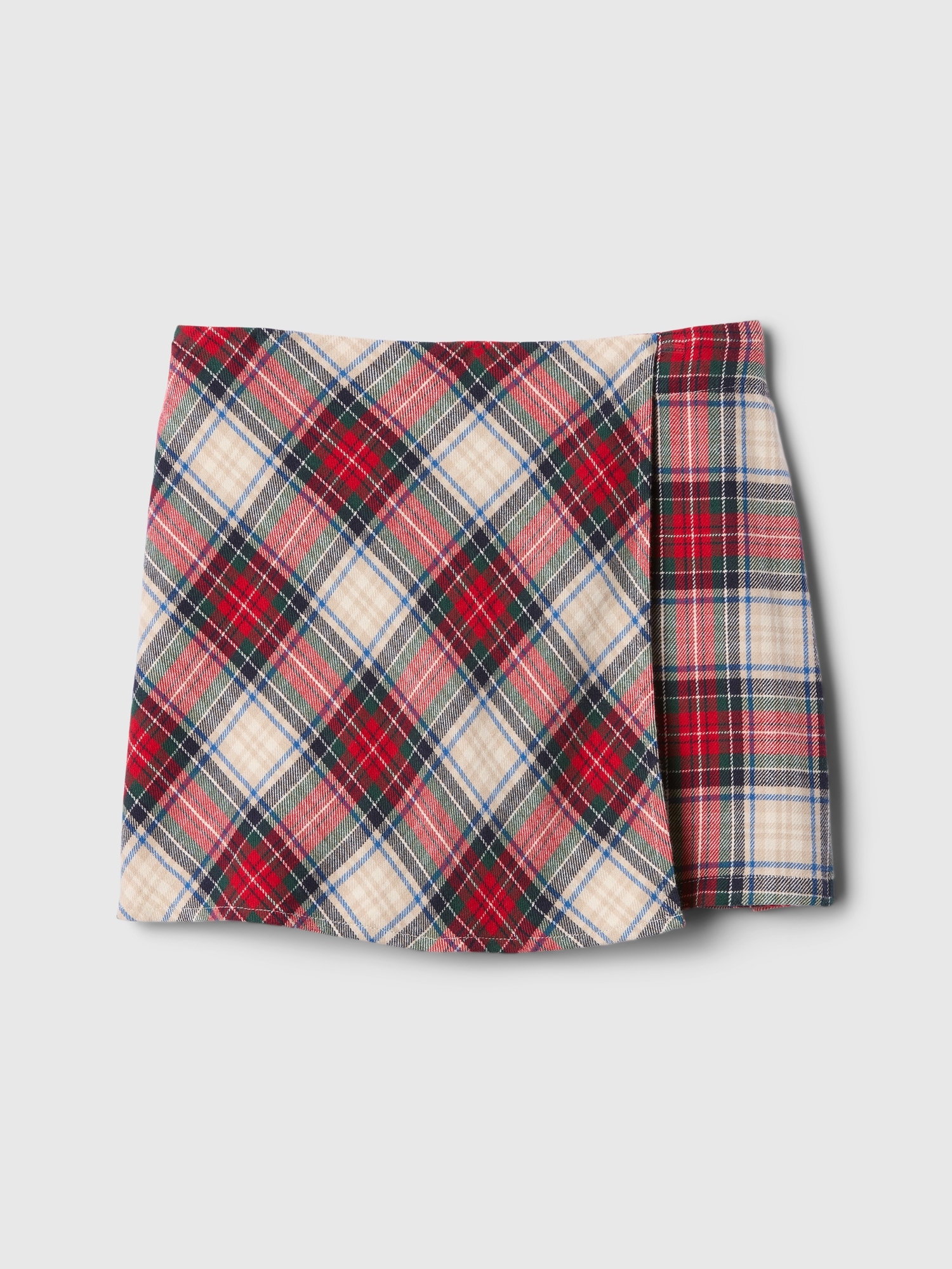 Kids Flannel Skort