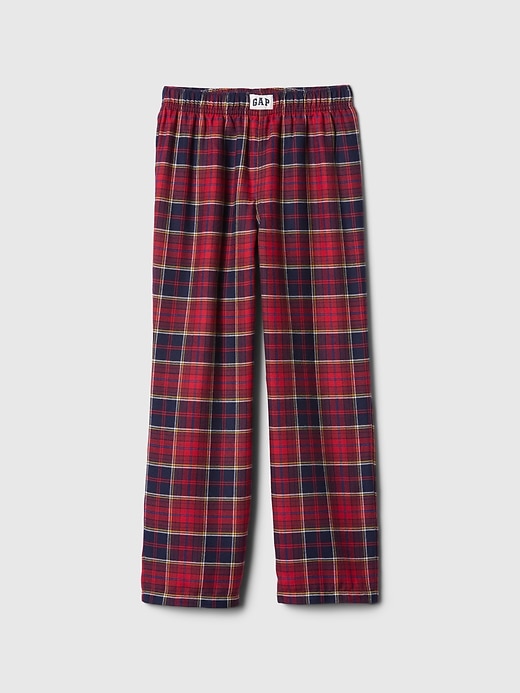 Kids 100 Recycled Plaid Flannel PJ Pants Gap Factory