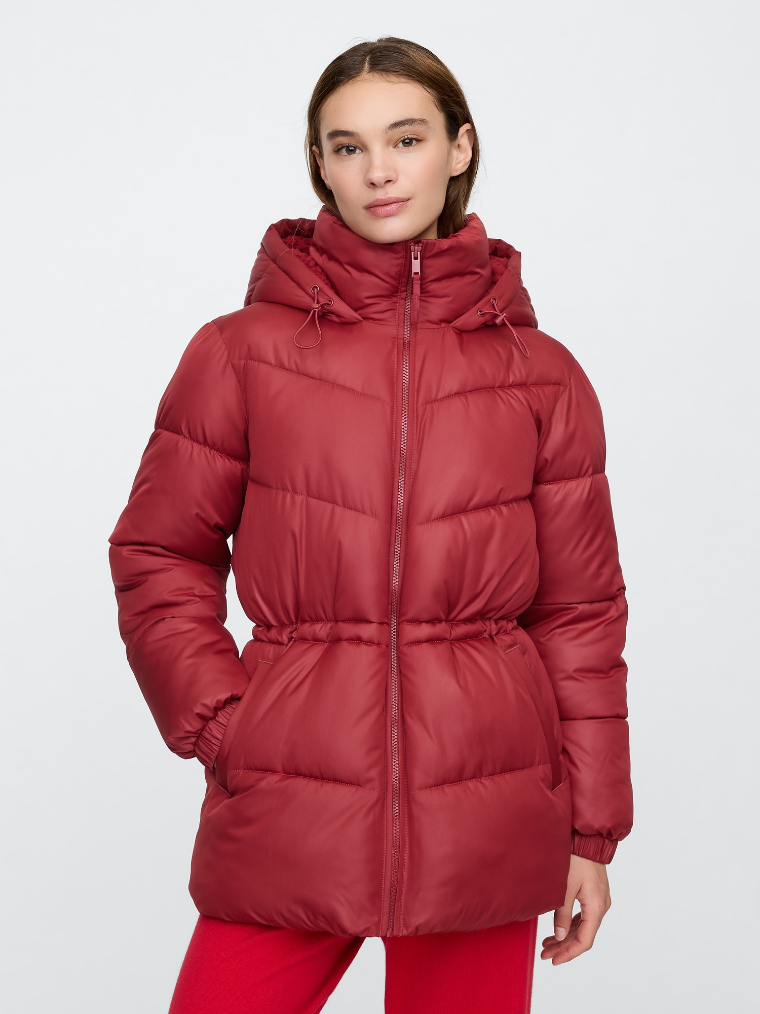 Coldcontrol lightweight hooded puffer coat online