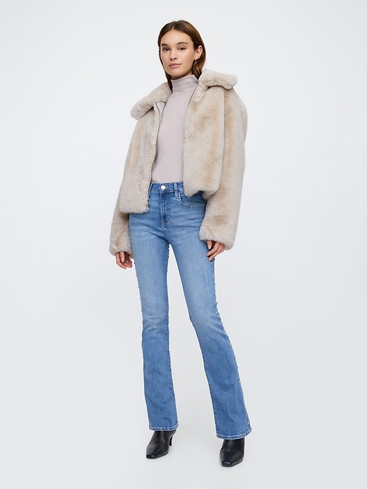 Image number 3 showing, 100% Recycled Relaxed Faux-Fur Jacket