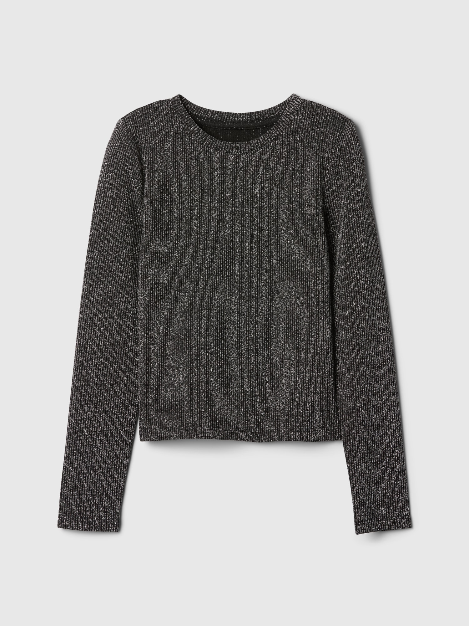 Kids Ribbed Crewneck Sweater