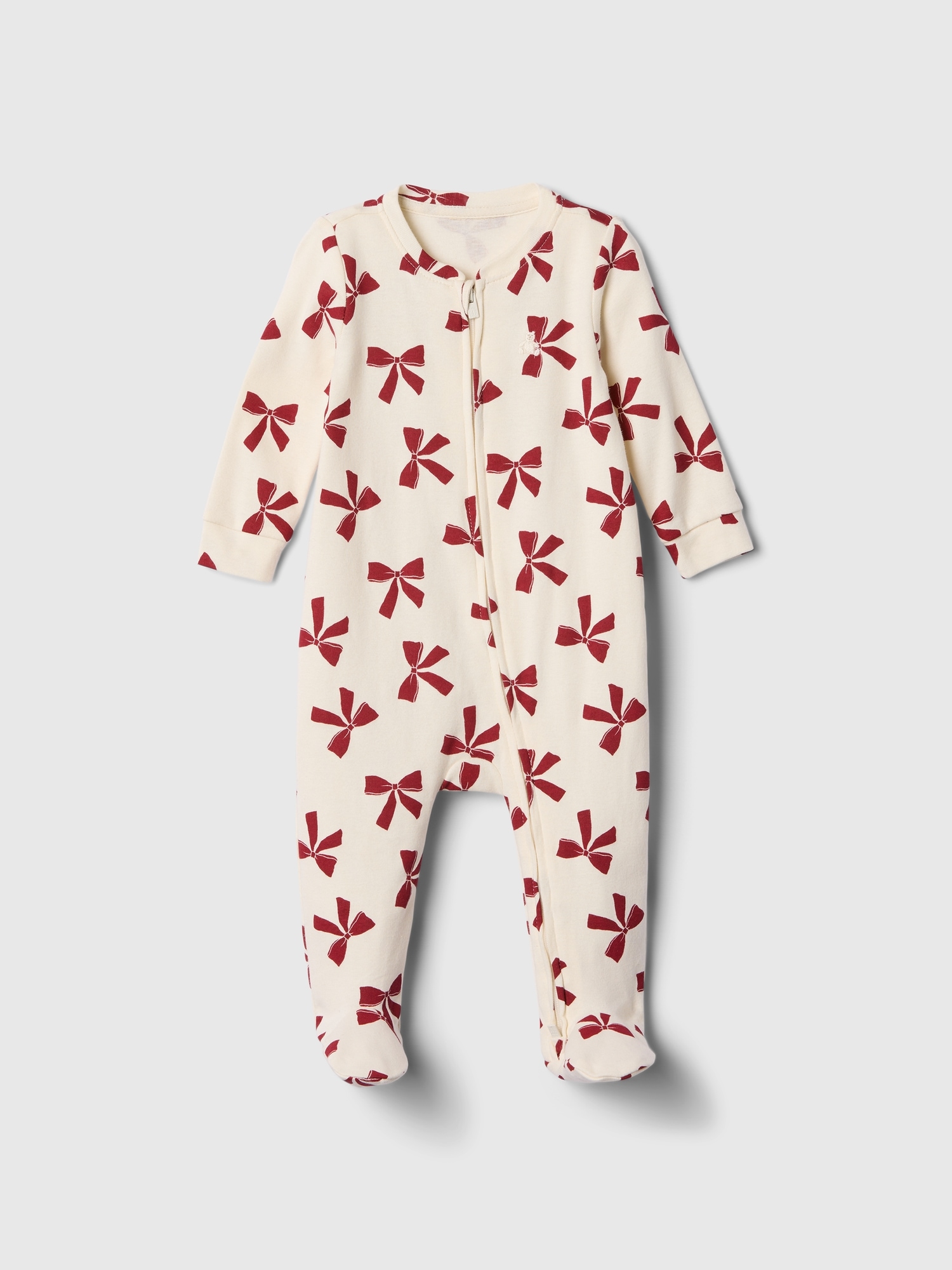 Baby Print Two-Way Zip One-Piece