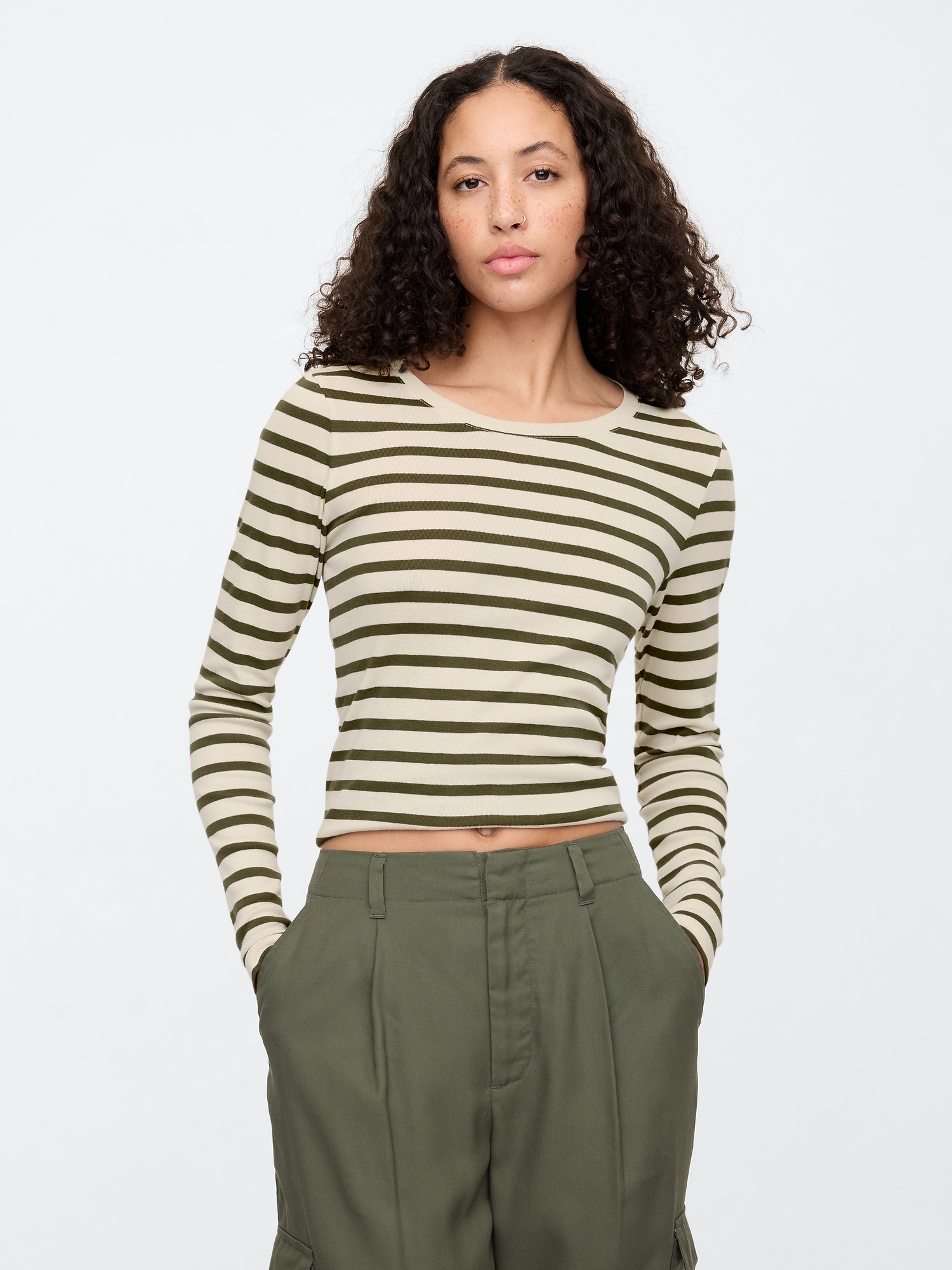 Favorite Stripe Crewneck T-Shirt